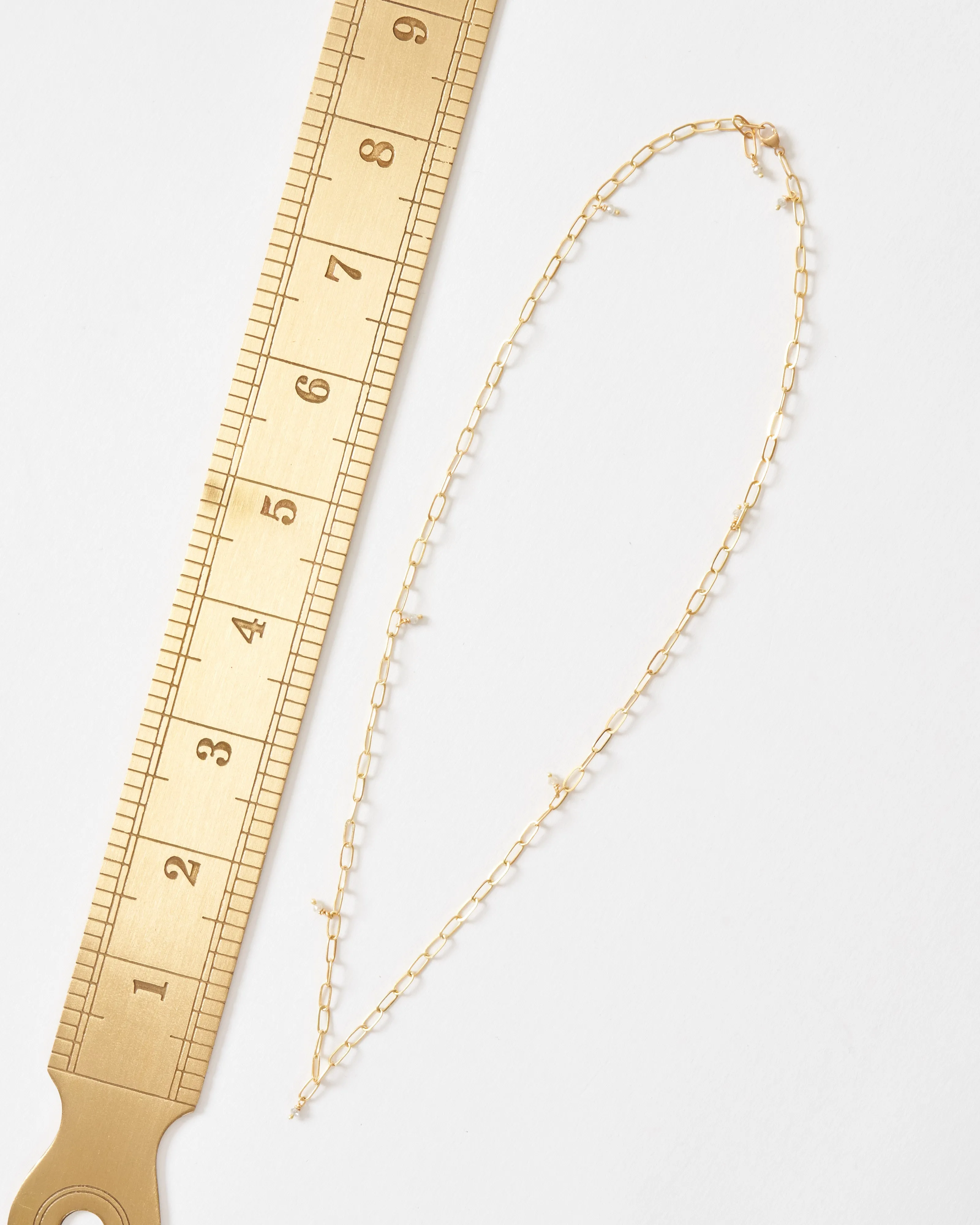 mini popsicle necklace with diamonds