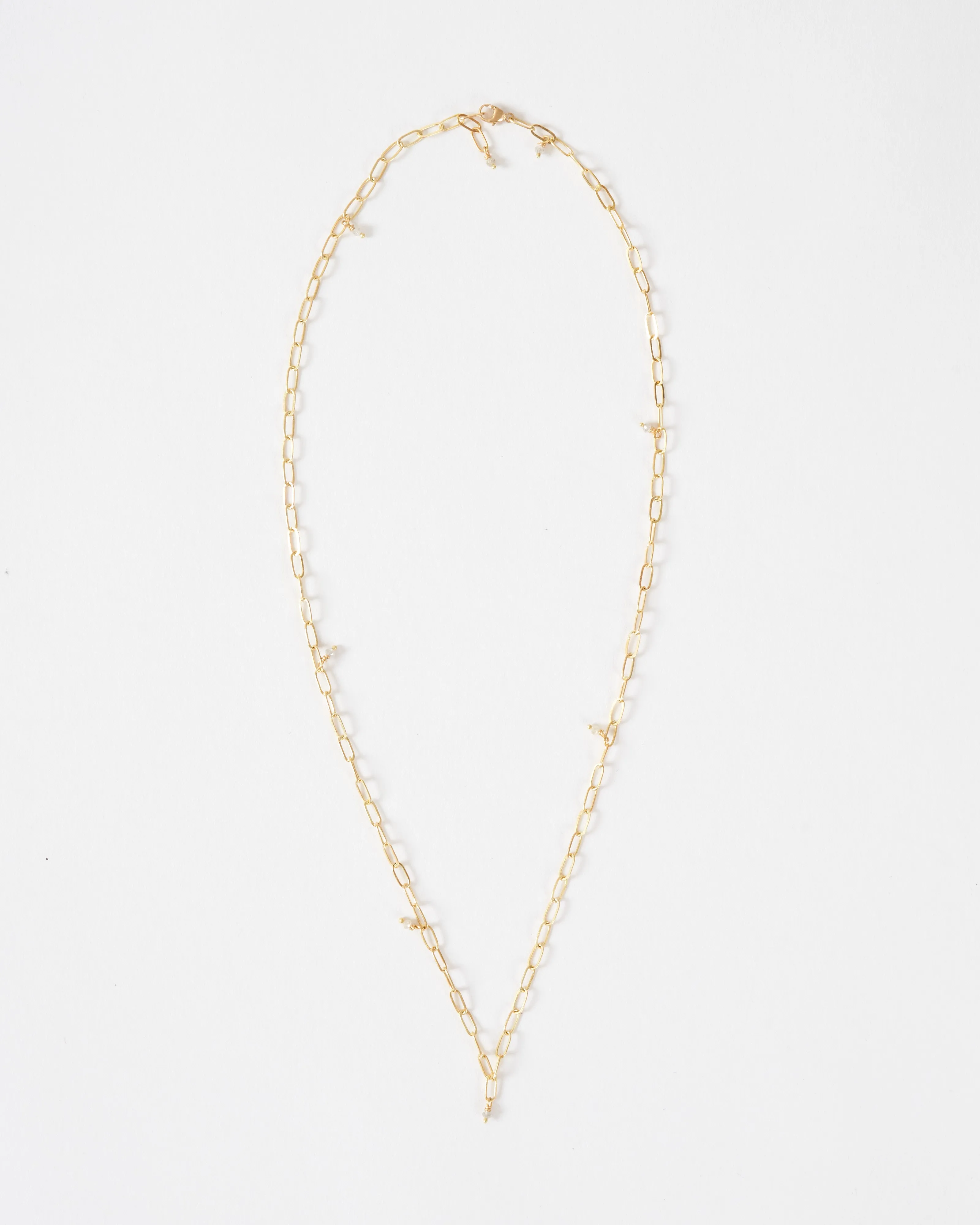 mini popsicle necklace with diamonds