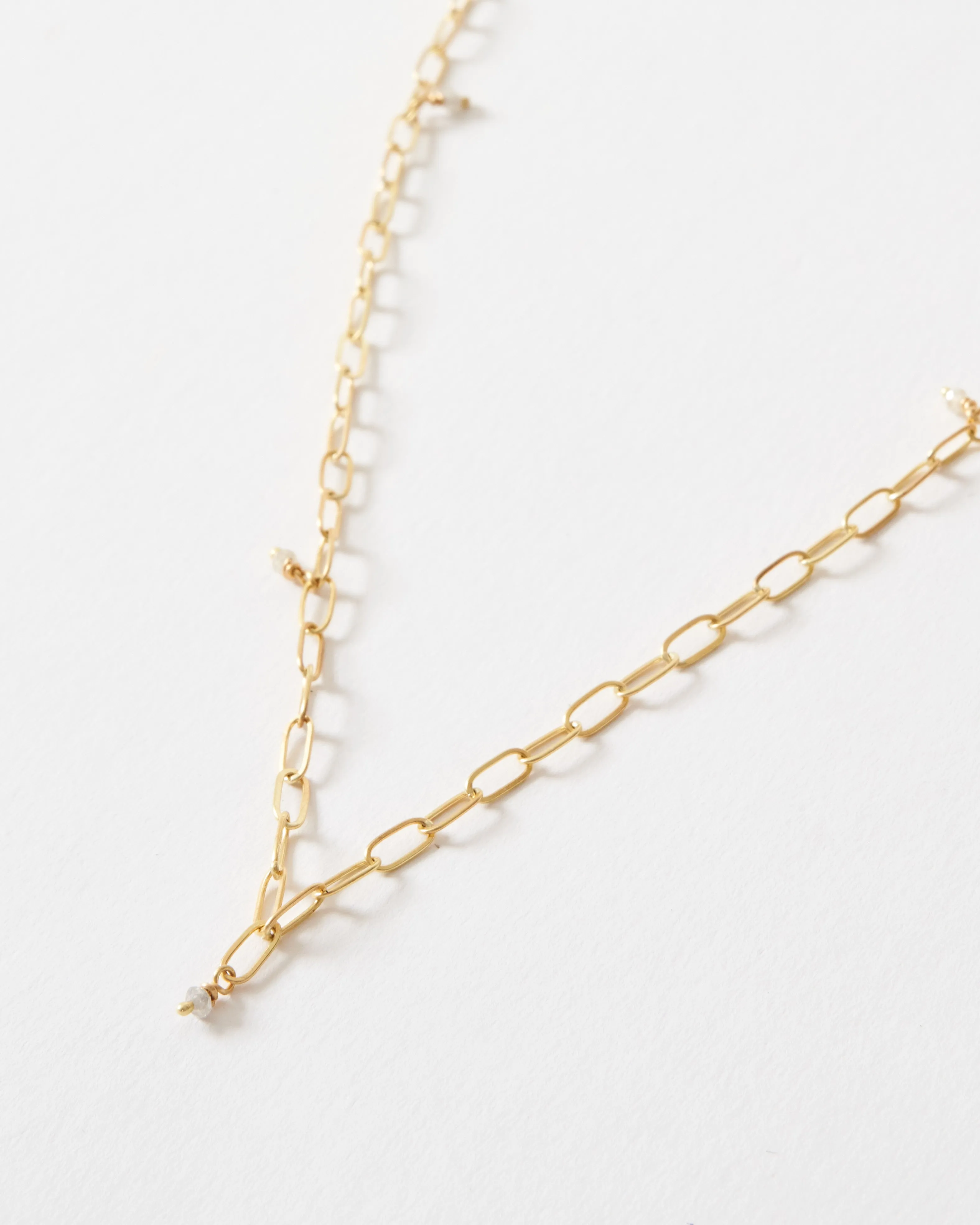 mini popsicle necklace with diamonds