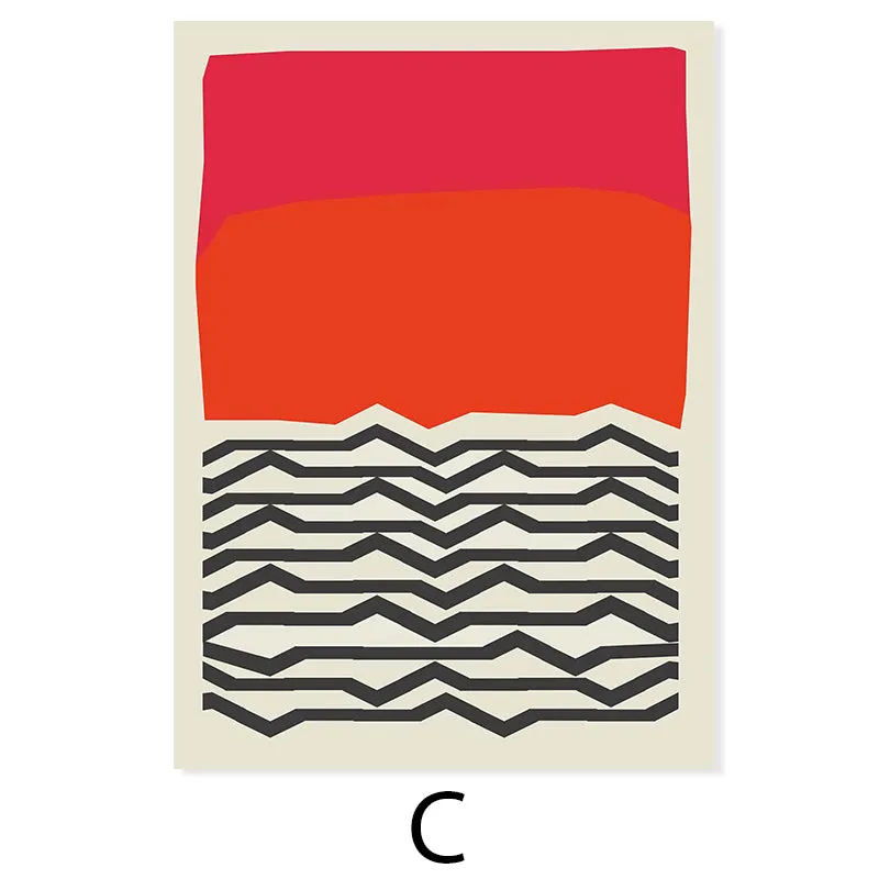 Modern Multicolored Abstract Geometric