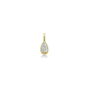 Molten Solitaire Charm - Pear