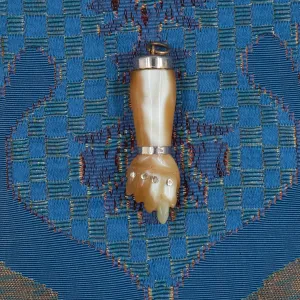 Mother Of Pearl Figa Hand Pendant