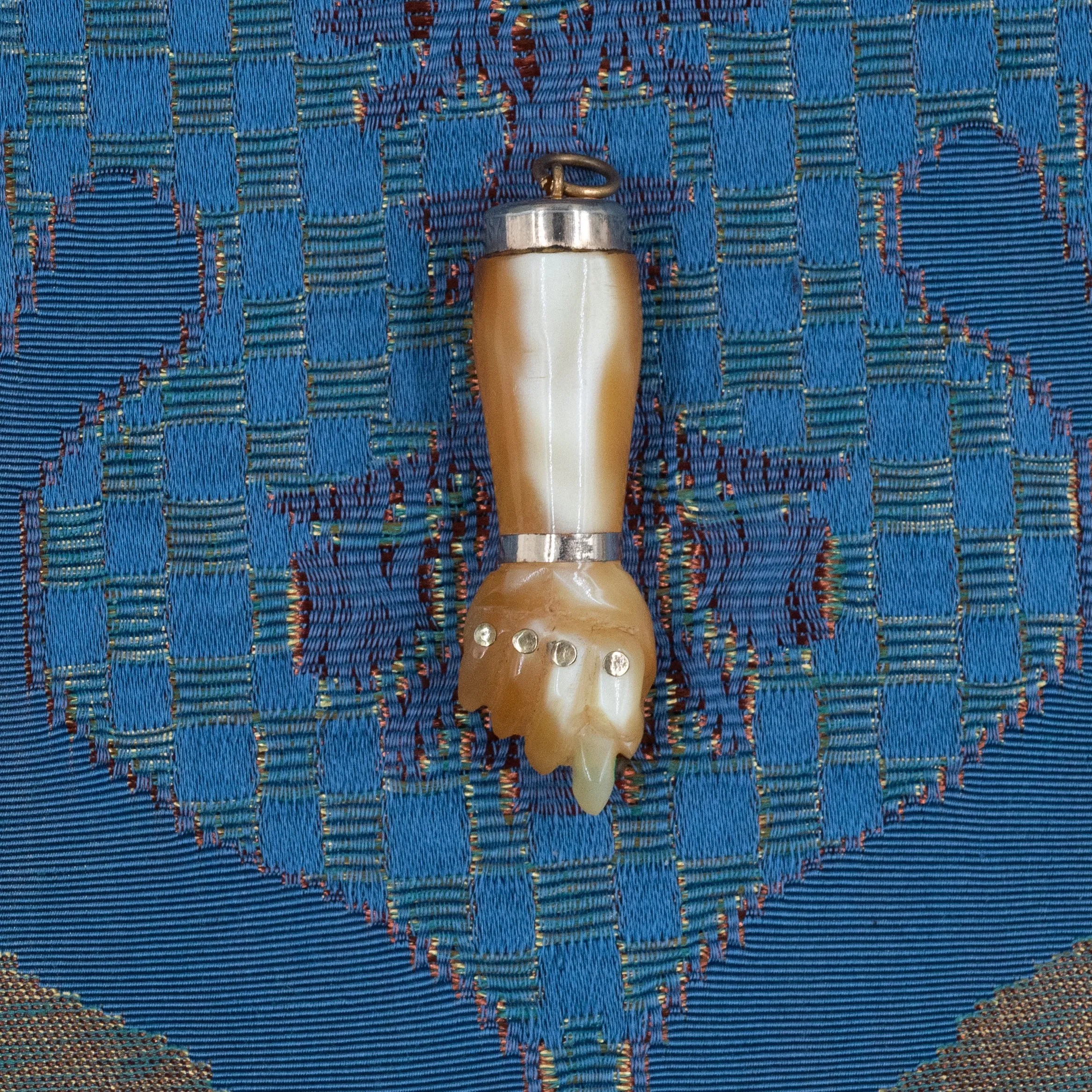 Mother Of Pearl Figa Hand Pendant