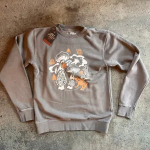 Mushroom Moth Frog Crew Sweatshirt