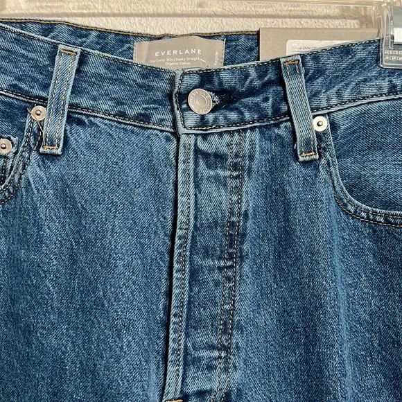 NWT Everlane The Curvy ‘90s Cheeky Straight Button Fly Jean
