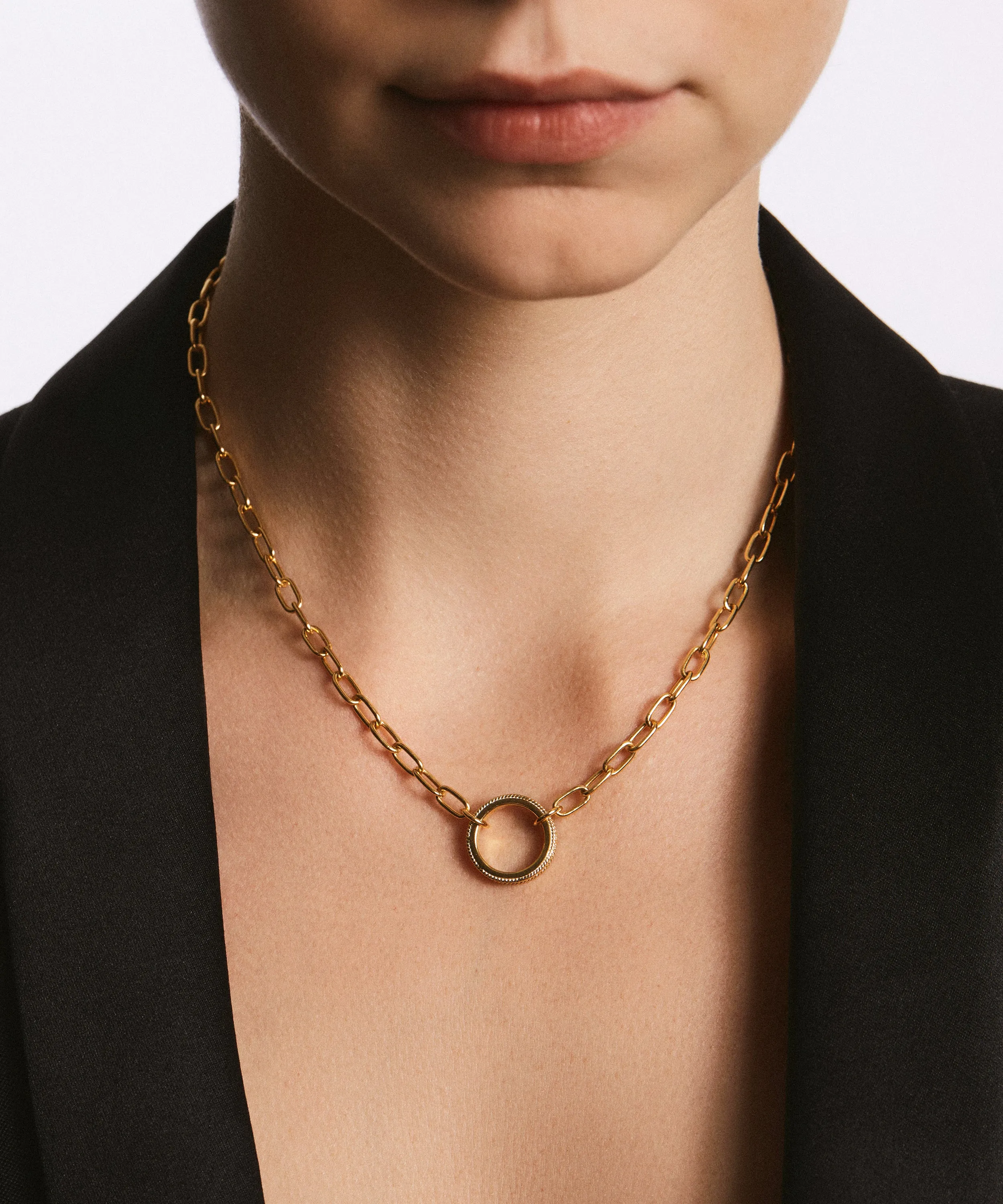 Open Chain Necklace - Gold