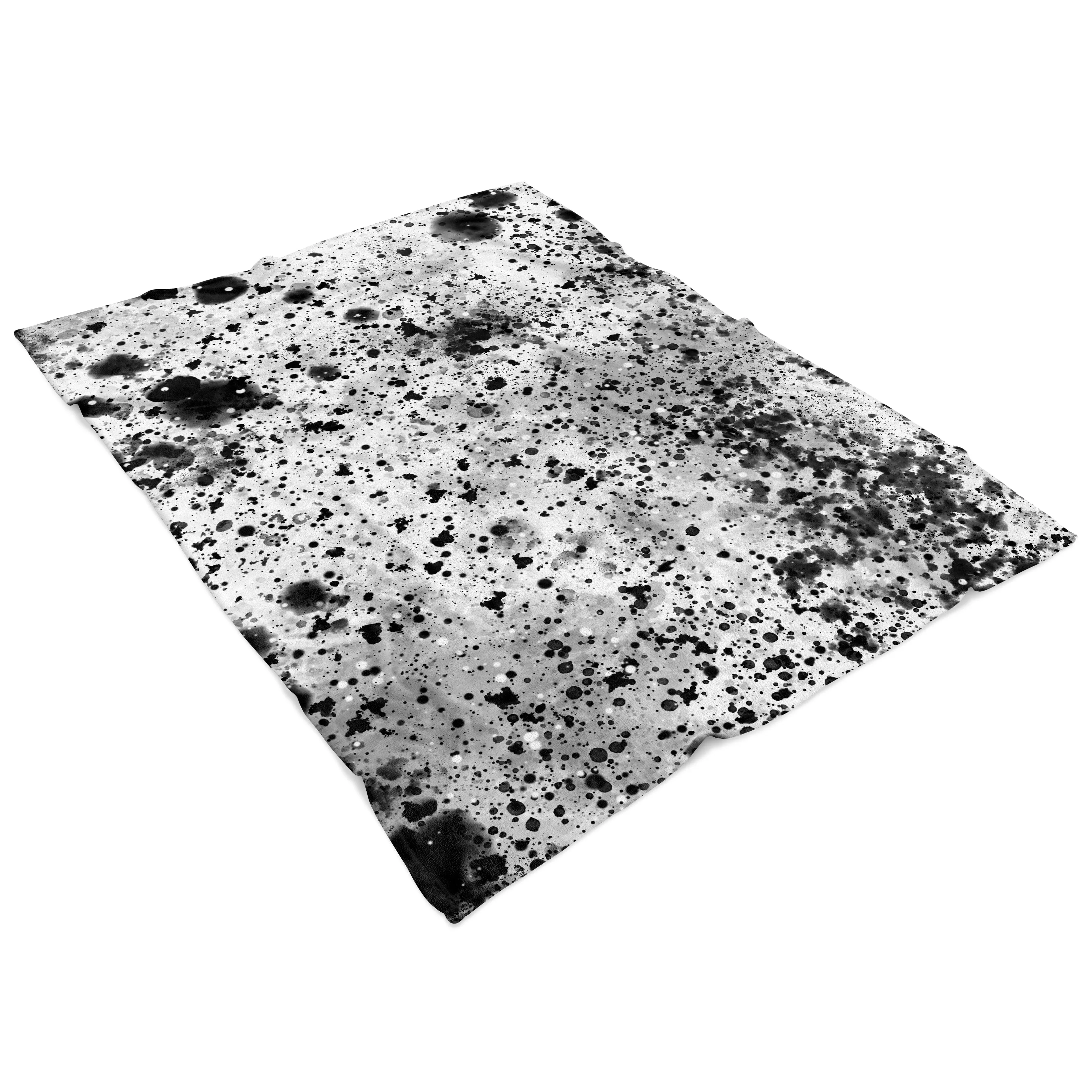 Paint Splatter Fleece Blanket