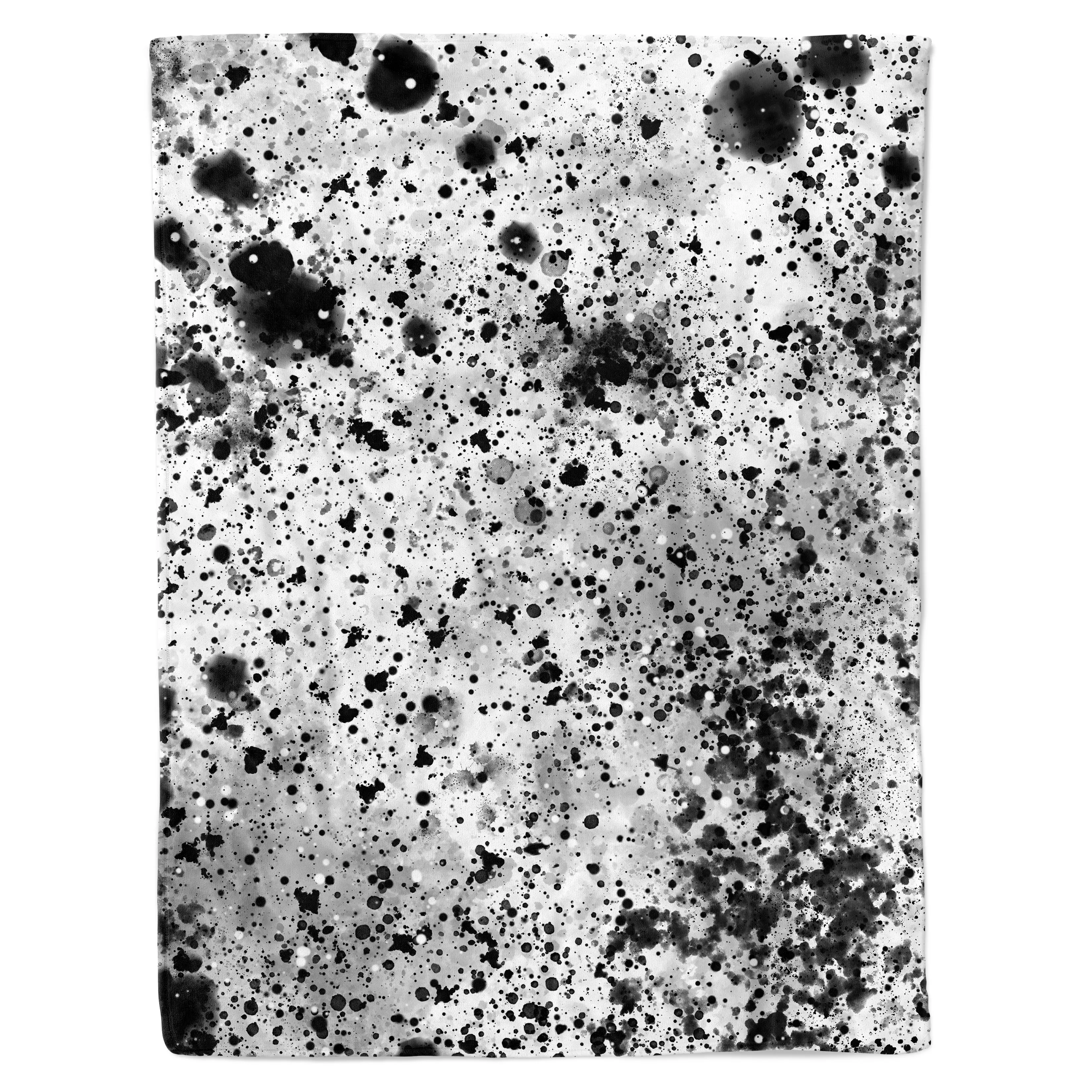 Paint Splatter Fleece Blanket