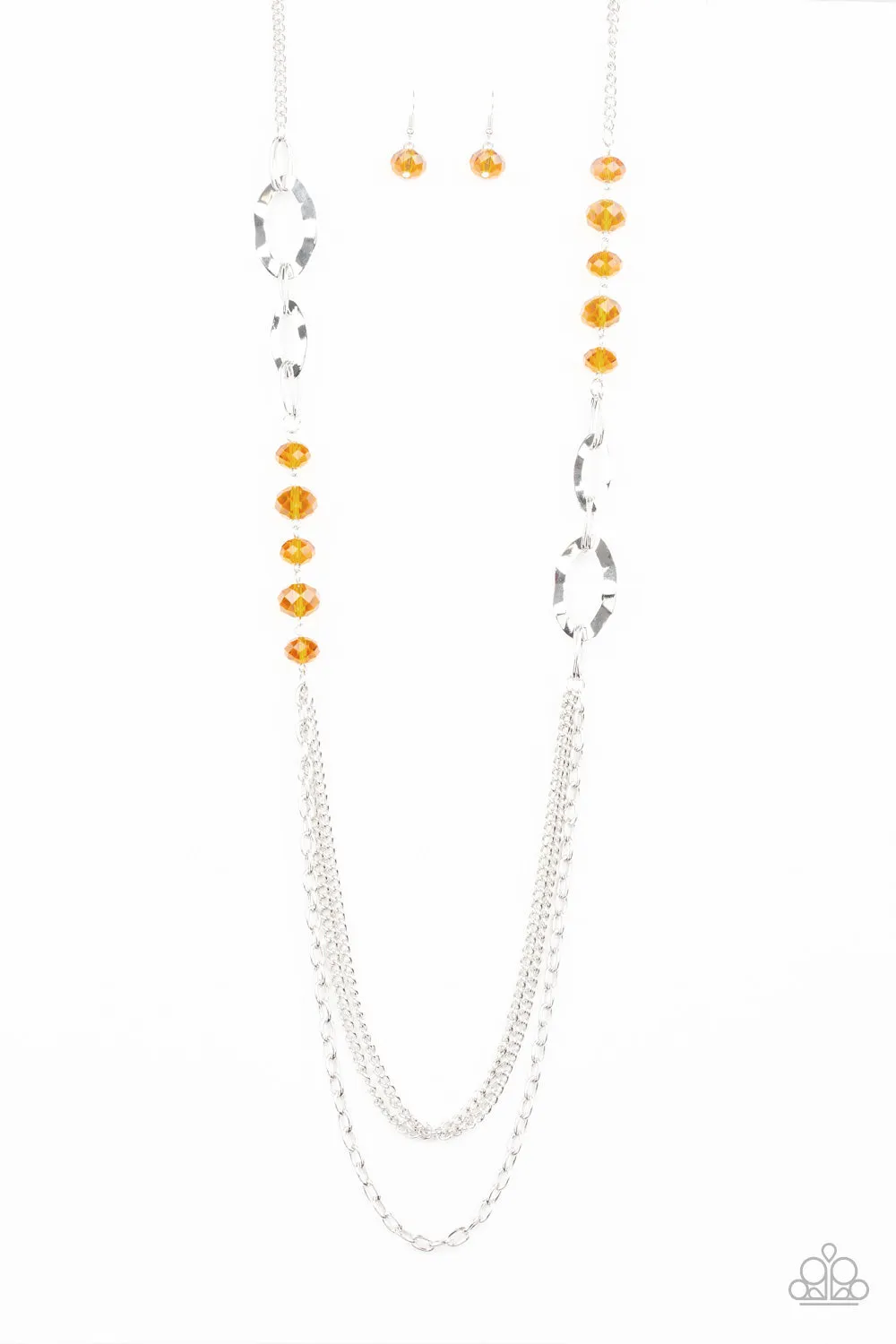 Paparazzi Accessories - Modern Girl Glam - Brown Necklace