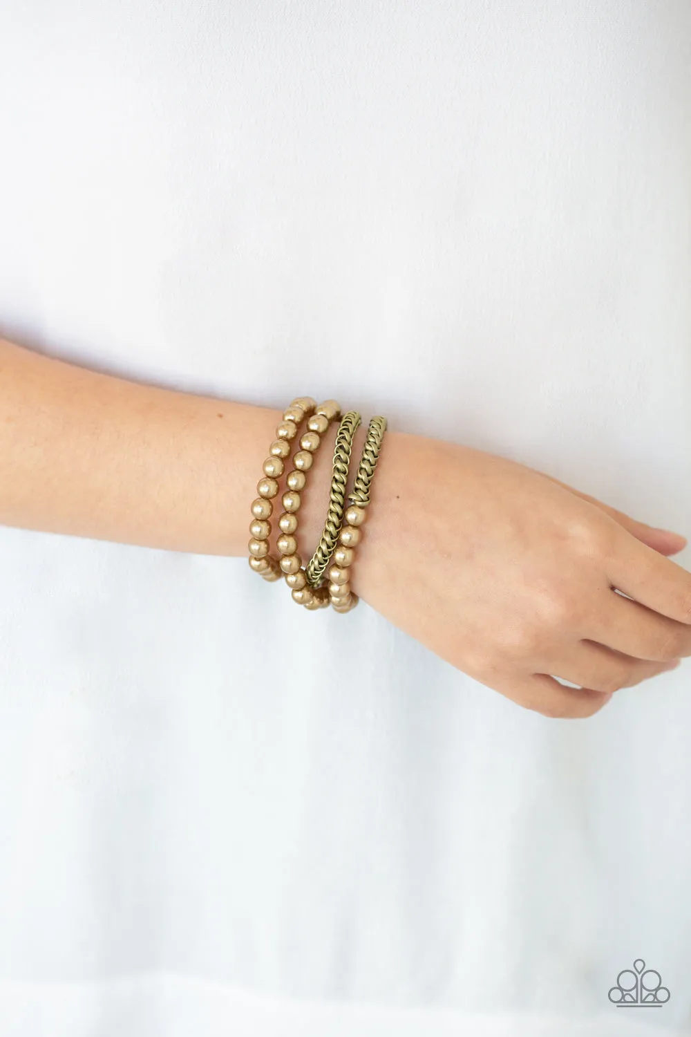 Paparazzi - Incognito - Brass Bracelet