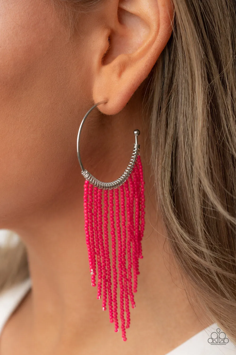 Paparazzi Saguaro Breeze Earrings Pink