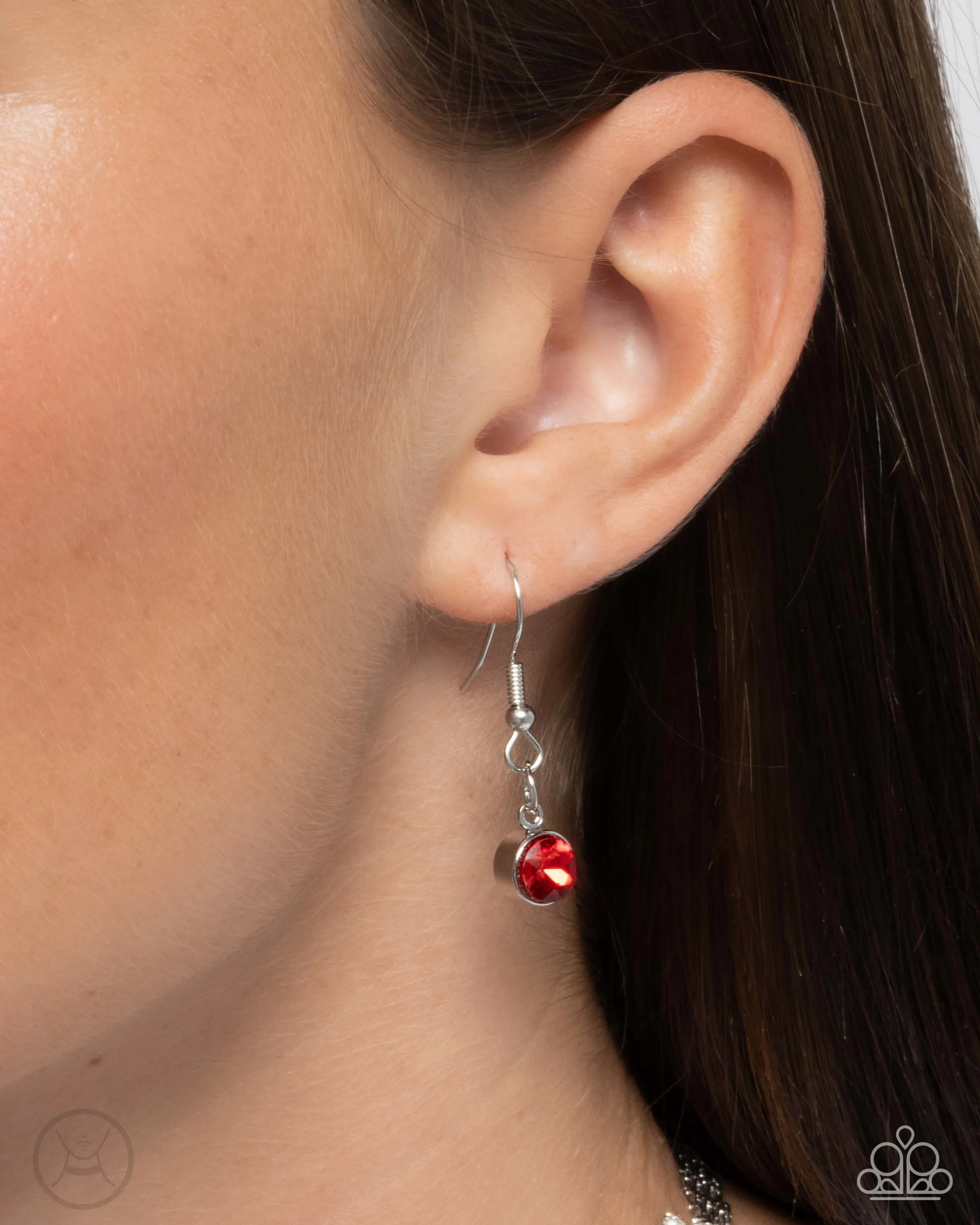 Paparazzi Valentines Vibe - Red Necklace (Choker)