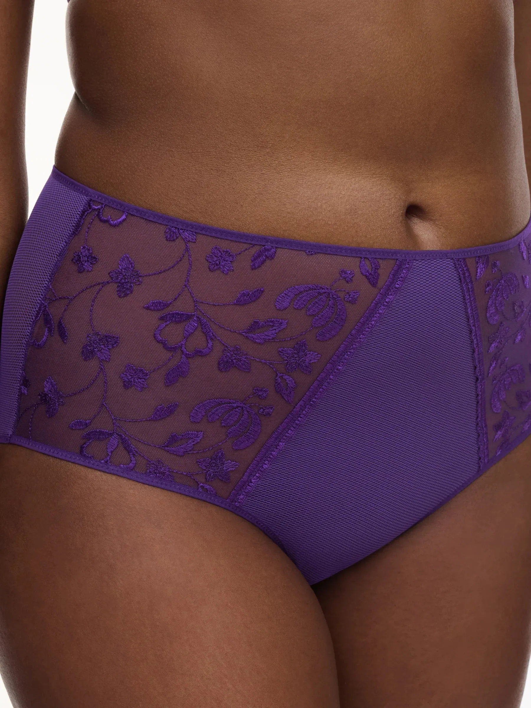 Philter High Waist Brief In Club Purple - Chantelle
