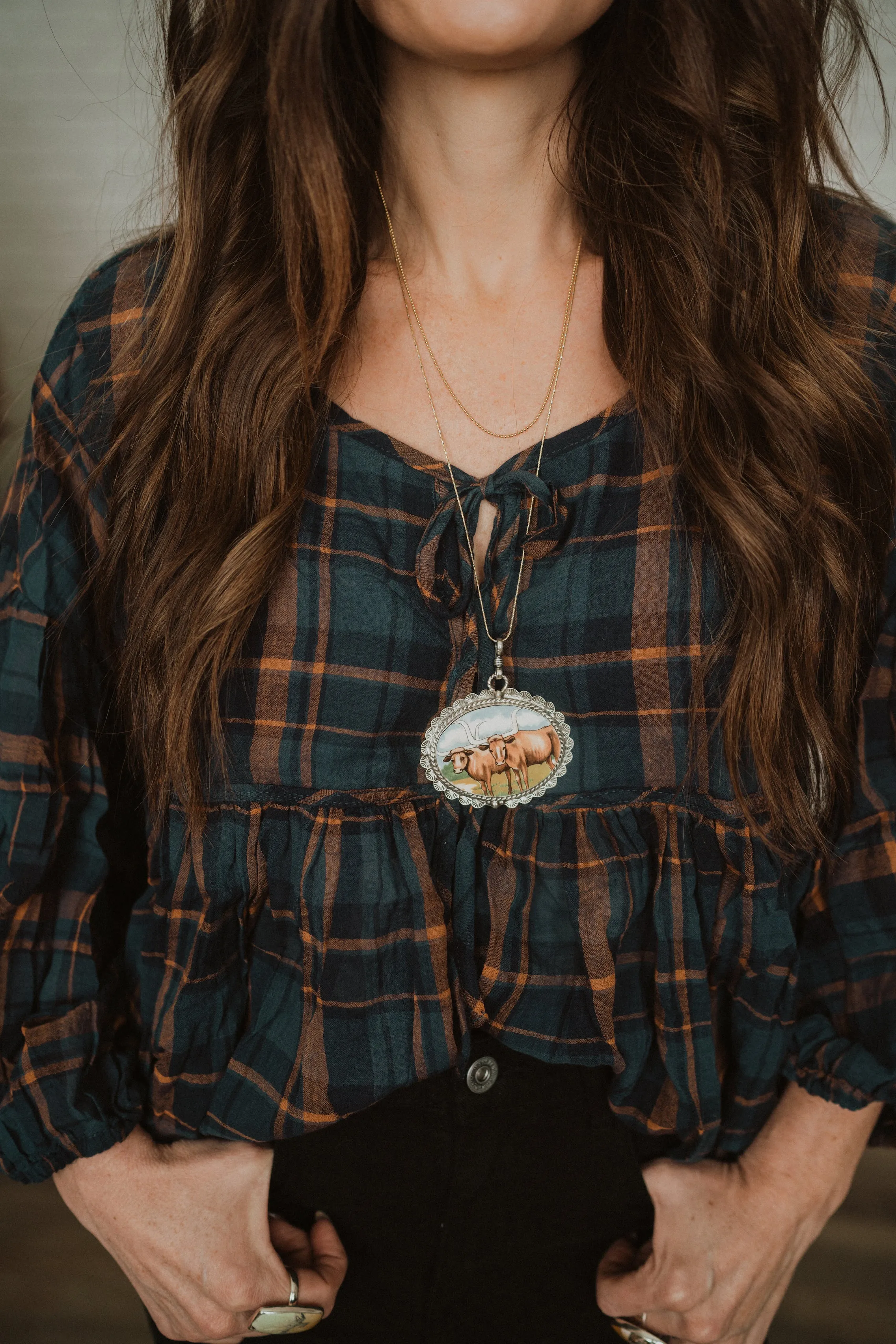 Pioneer Ox Necklace