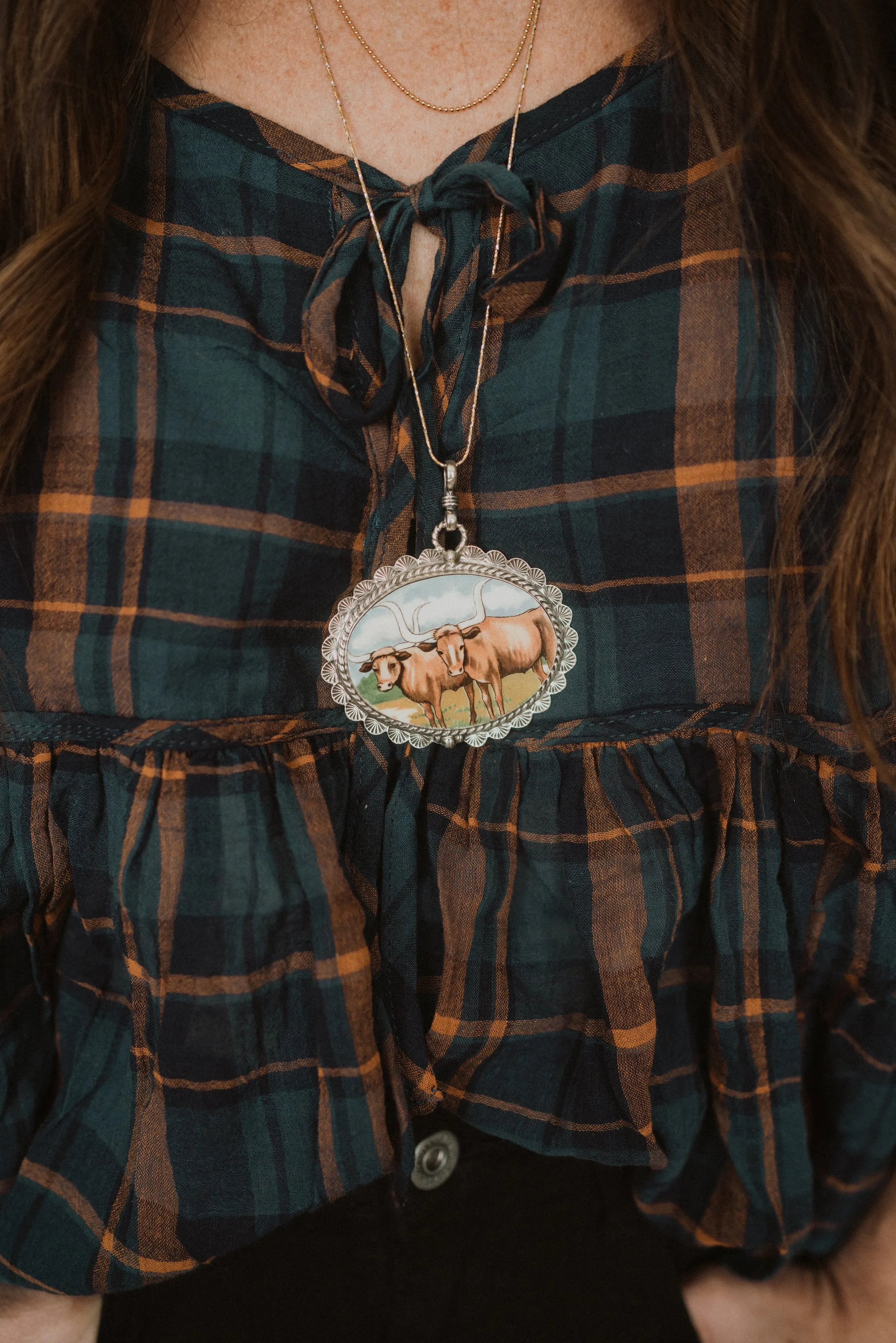Pioneer Ox Necklace