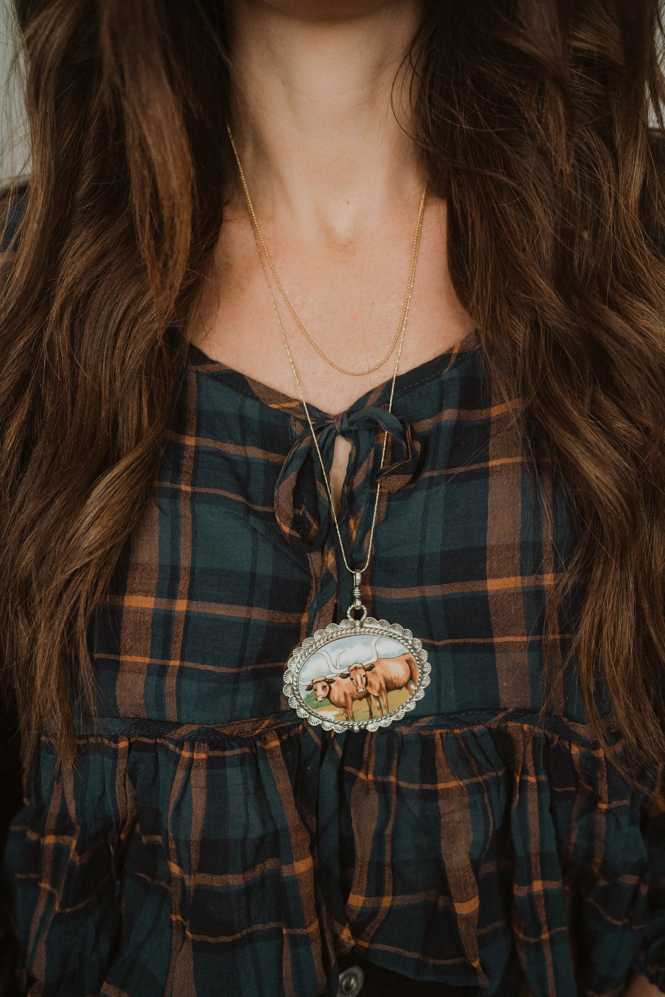 Pioneer Ox Necklace