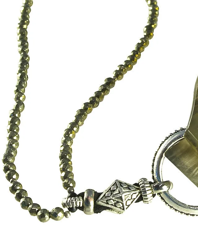 Pyrite EyeRing In Silver Or Gold