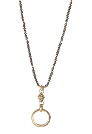 Pyrite EyeRing In Silver Or Gold