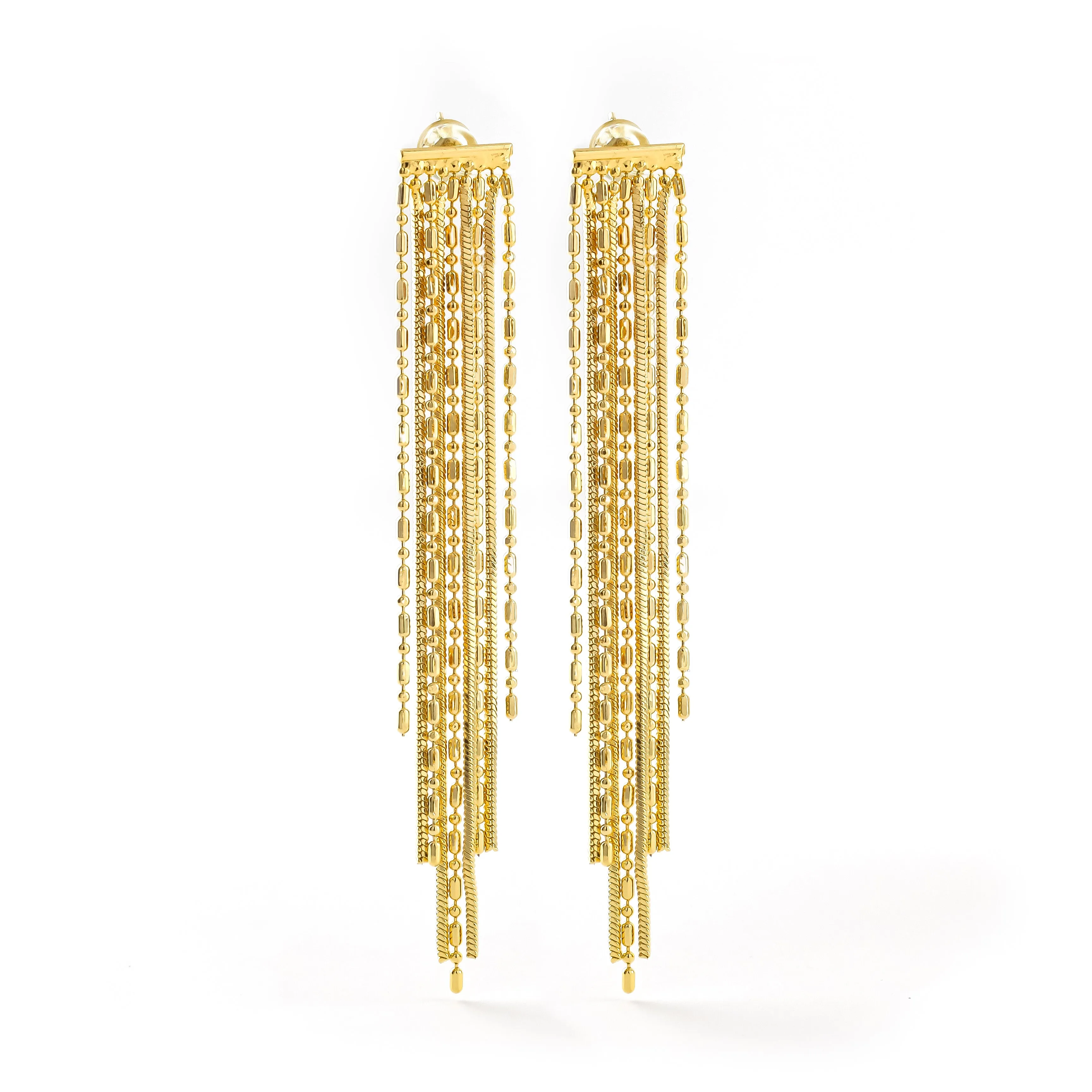 Racer Gold Earring