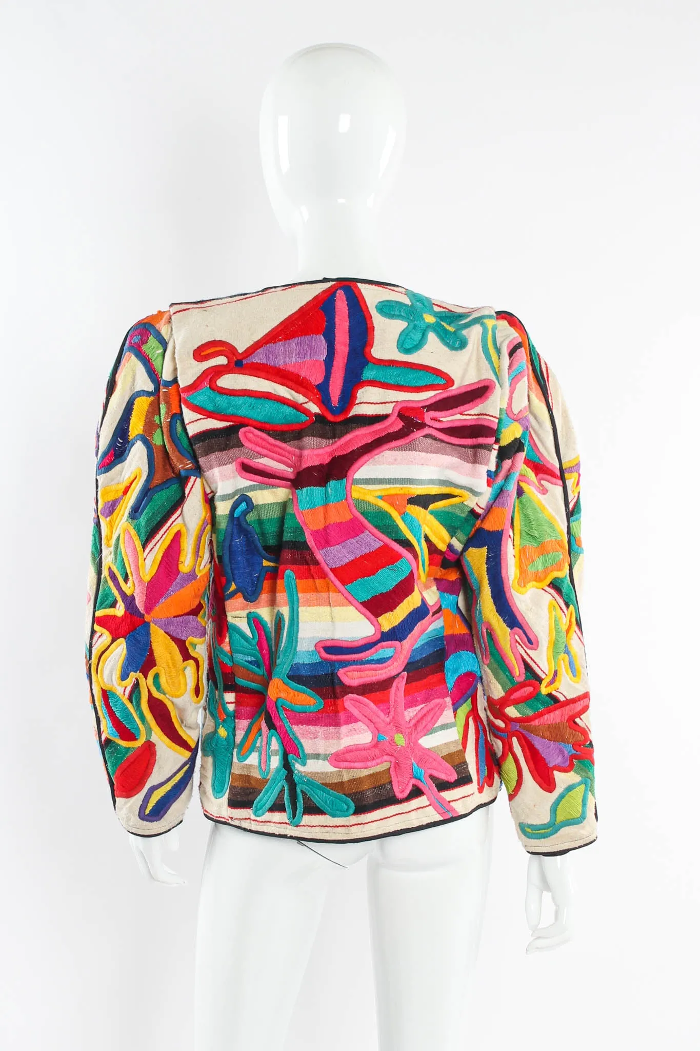 Rainbow Abstract Animal & Floral Jacket