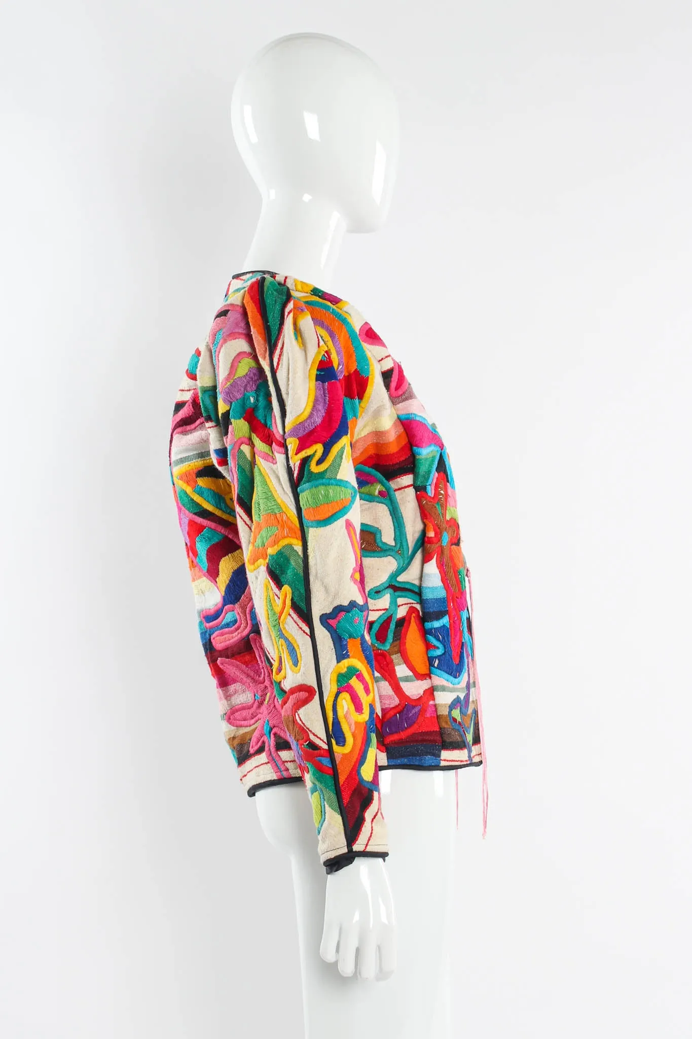 Rainbow Abstract Animal & Floral Jacket