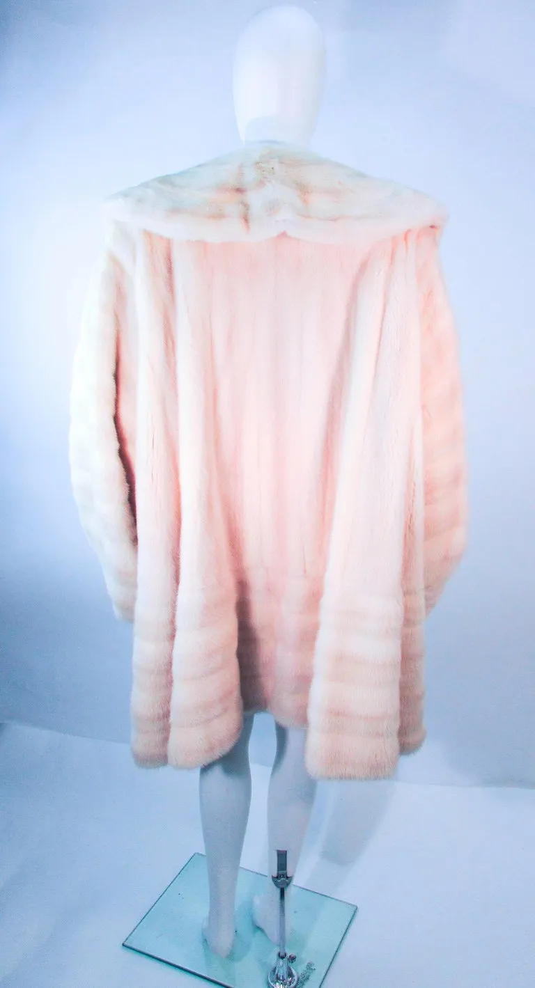 Revillon Vintage  Oversize White Mink Coat