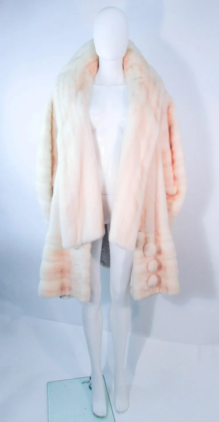 Revillon Vintage  Oversize White Mink Coat