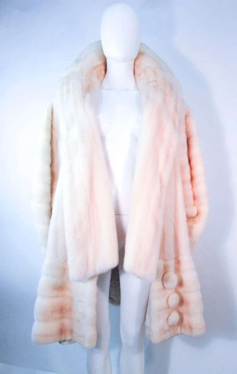Revillon Vintage  Oversize White Mink Coat