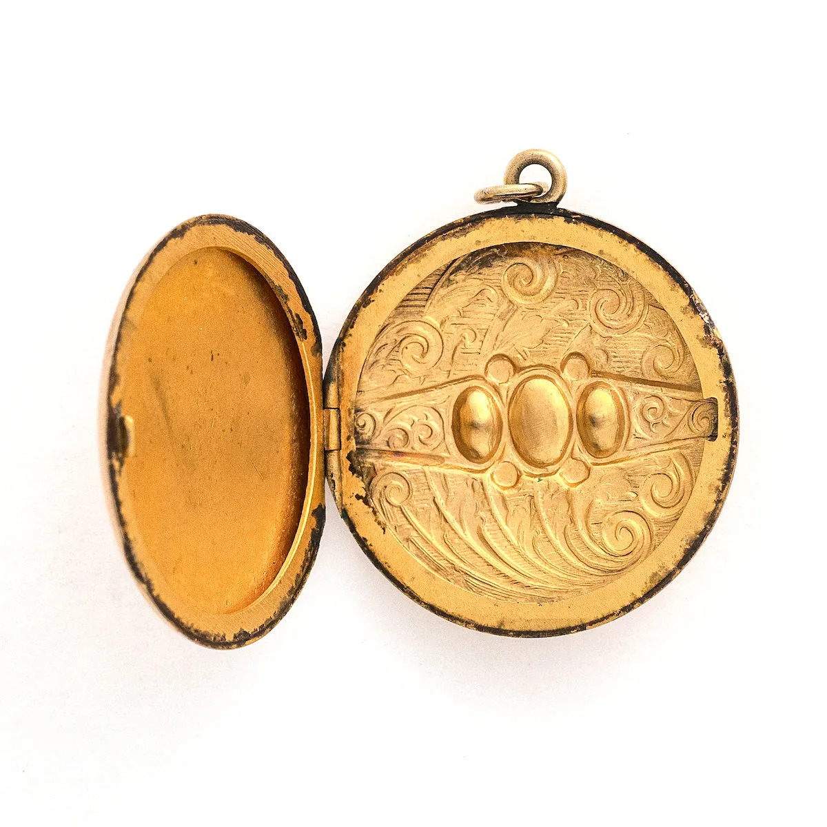 Rolling Waves Antique Locket