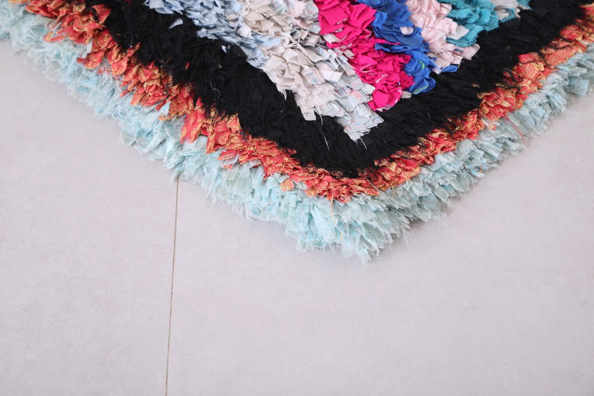 Runner Boucherouite Rug 2.6 FT X 5.9 FT