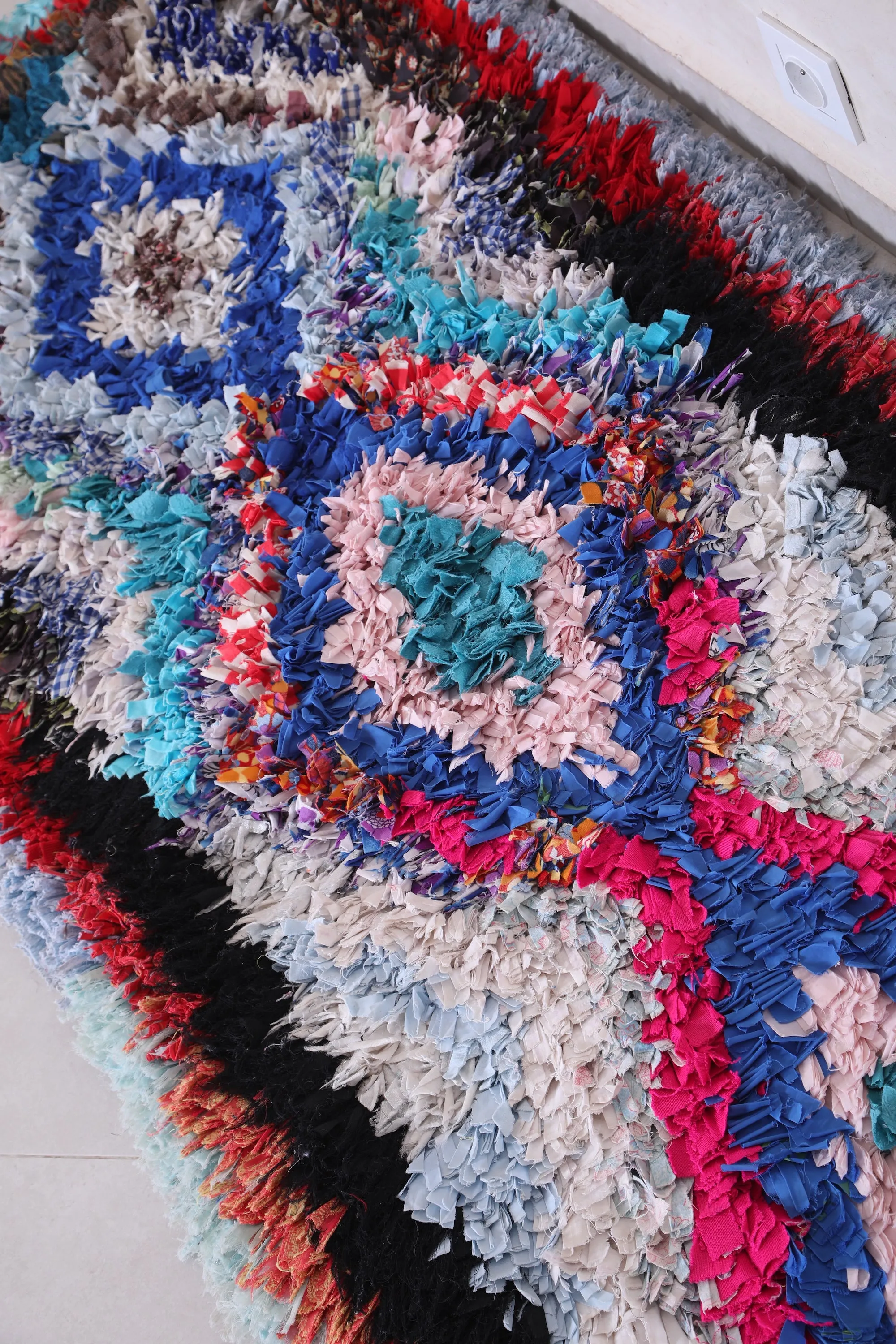 Runner Boucherouite Rug 2.6 FT X 5.9 FT