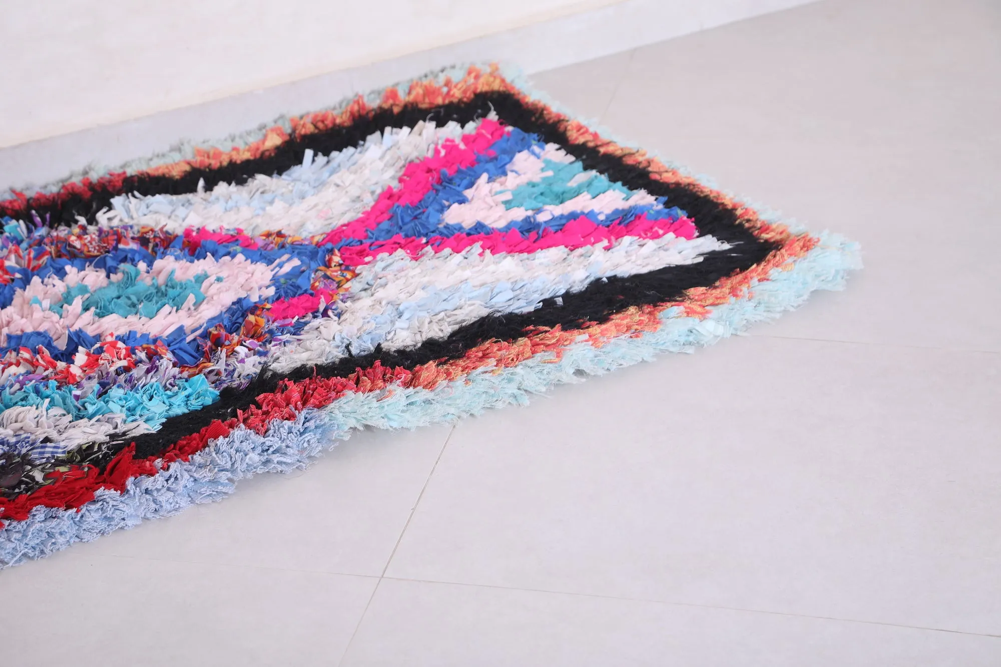 Runner Boucherouite Rug 2.6 FT X 5.9 FT