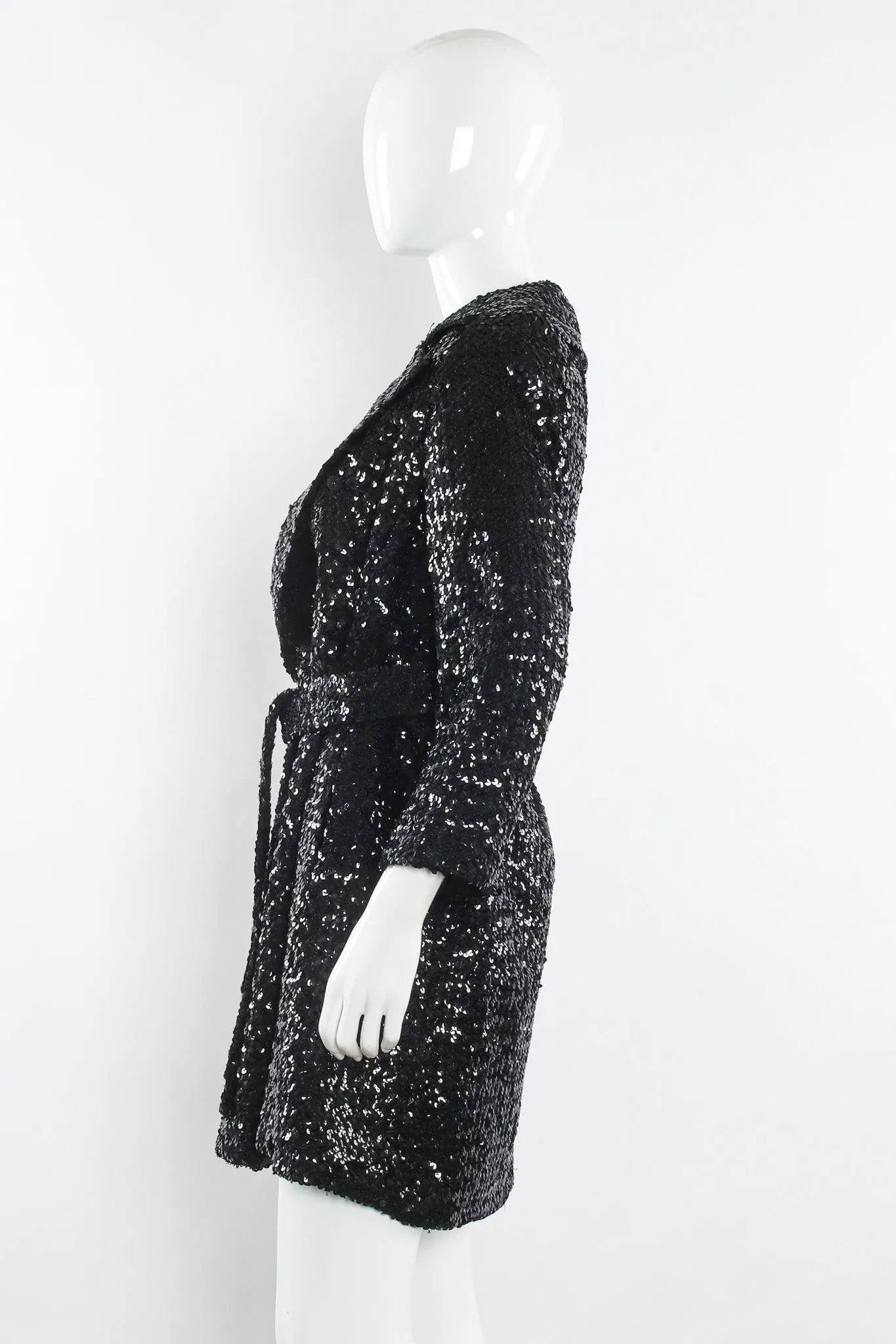 Sequin Coat Dress