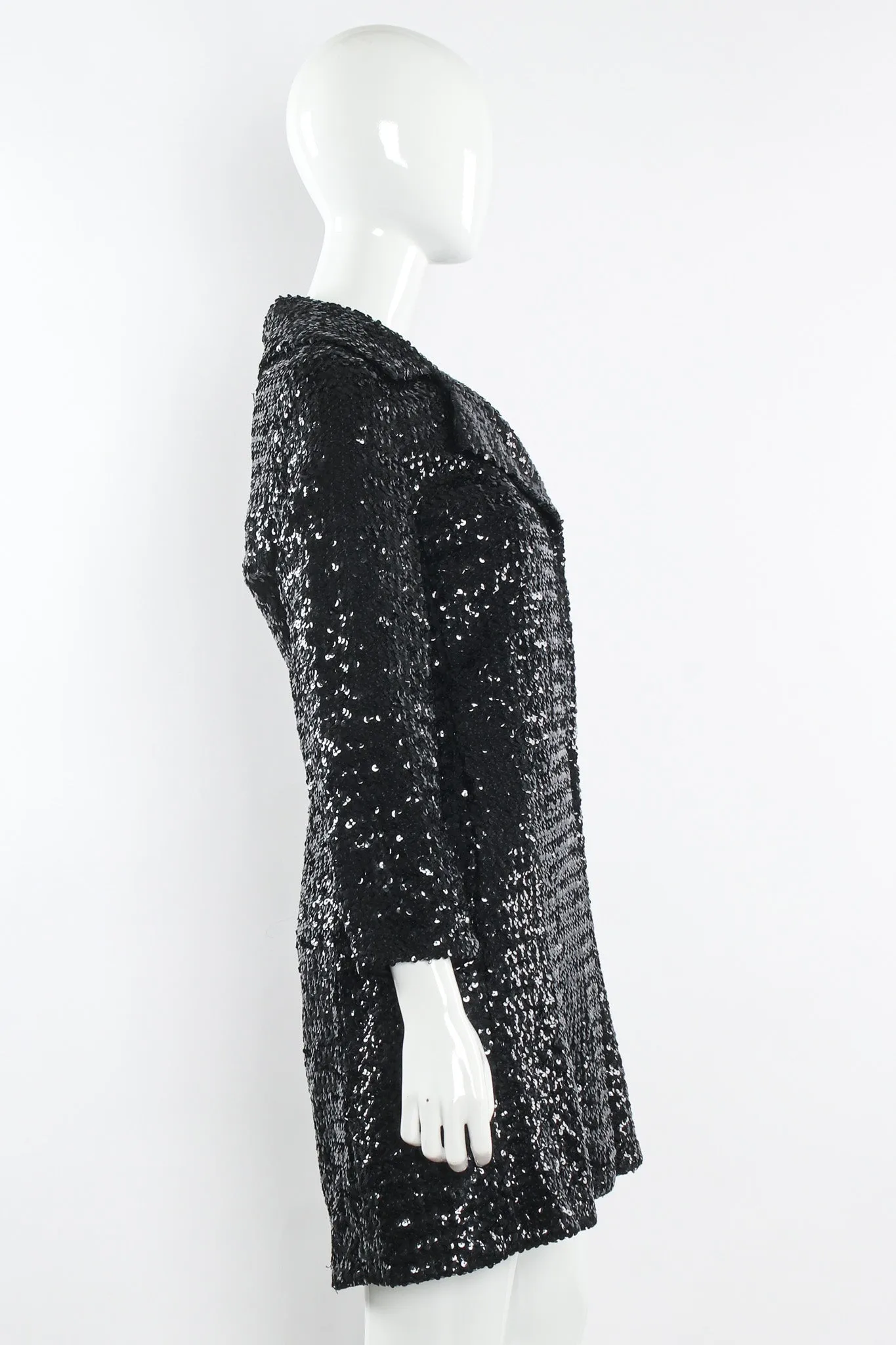 Sequin Coat Dress
