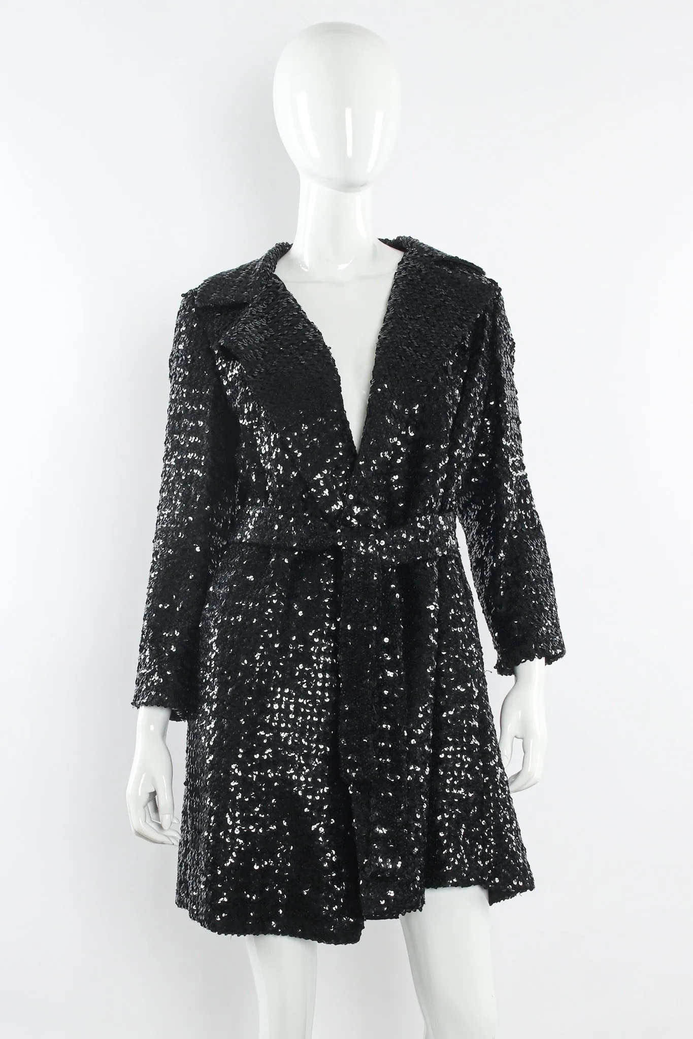Sequin Coat Dress