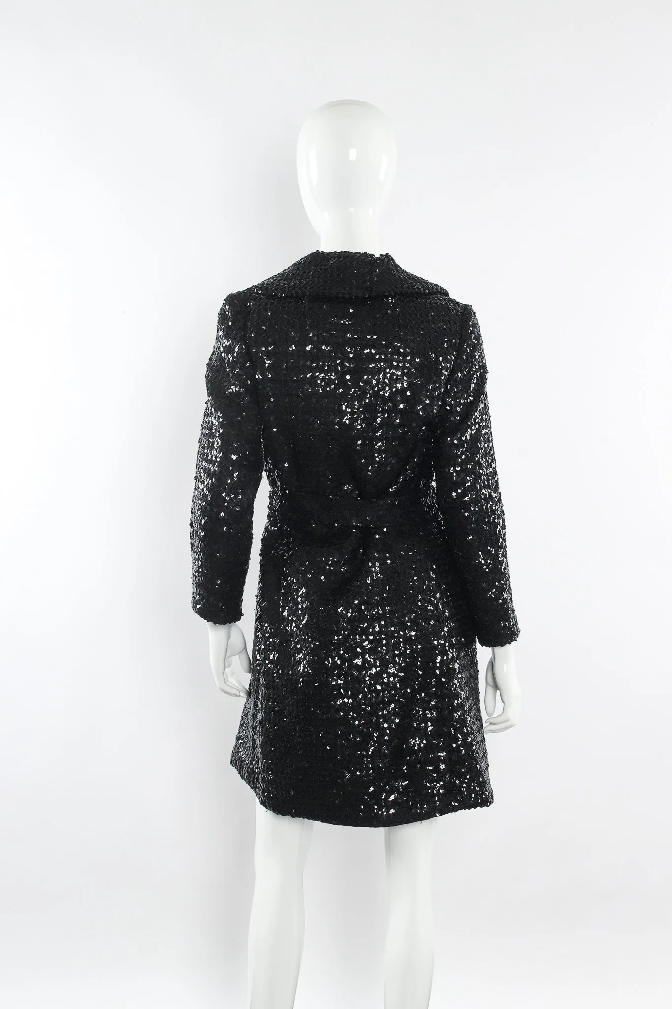 Sequin Coat Dress