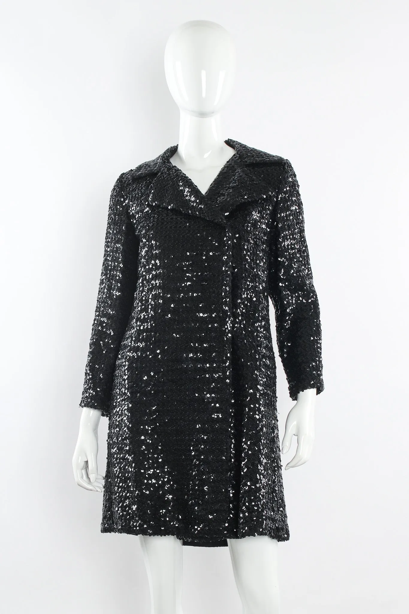 Sequin Coat Dress