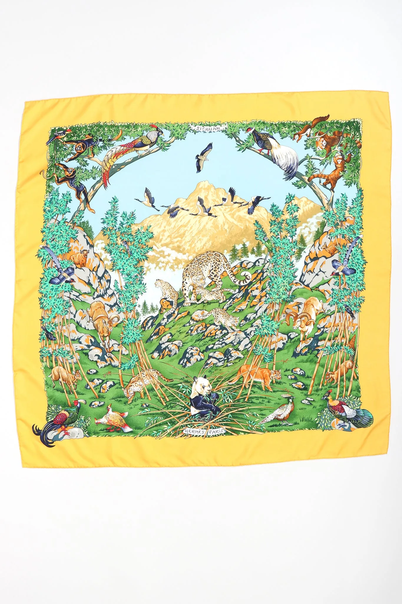 Sichuan Wildlife Scarf