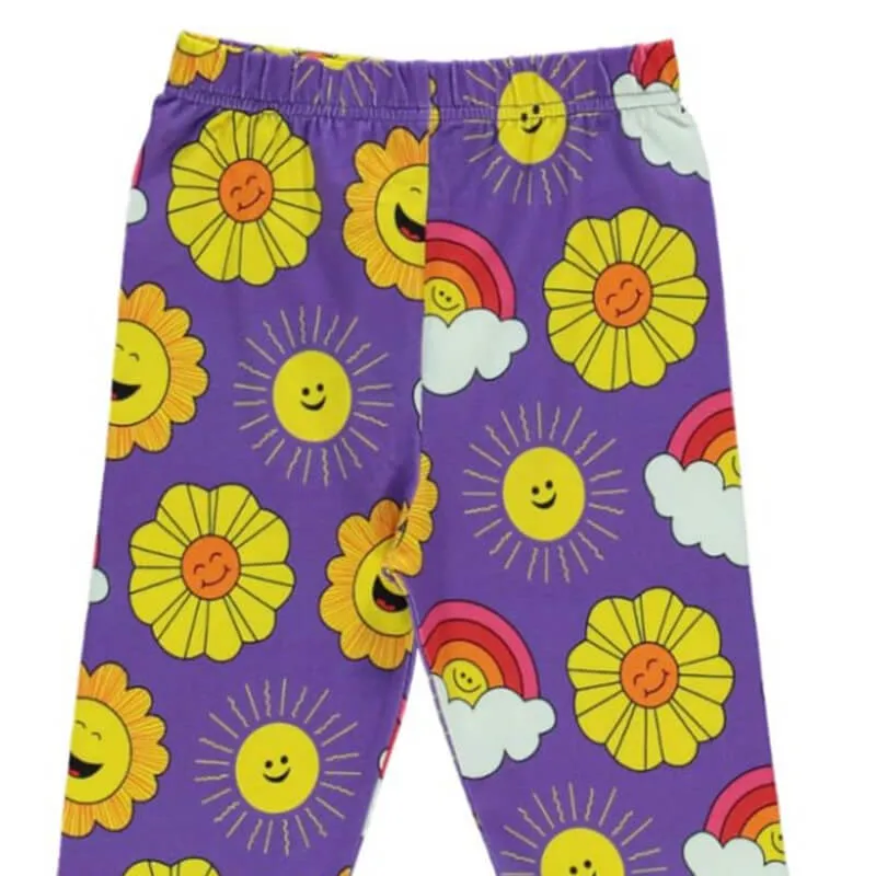 Smafolk Sun Leggings - Purple Heart (Last one! 2-3y)