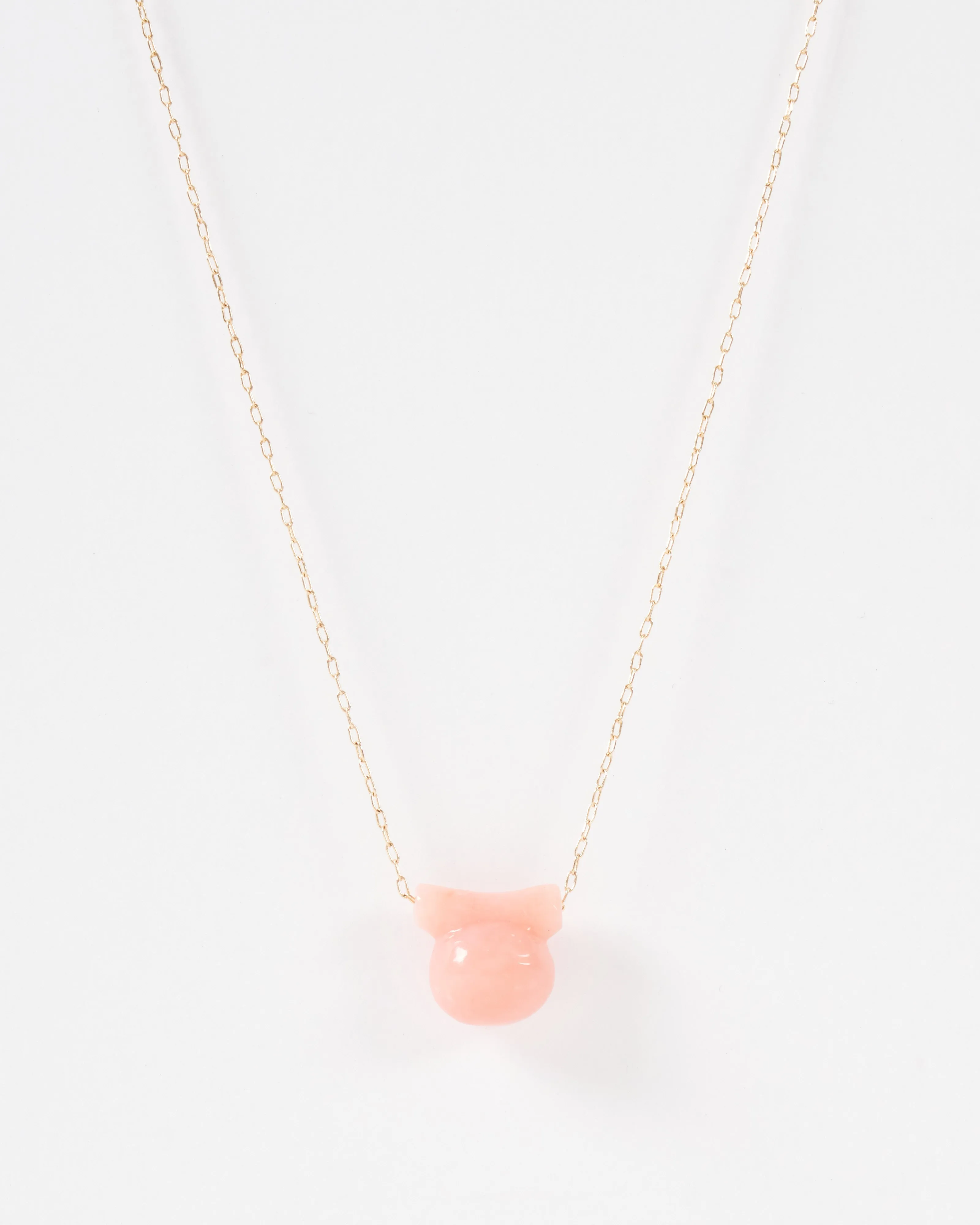 small opal etruscan bead necklace