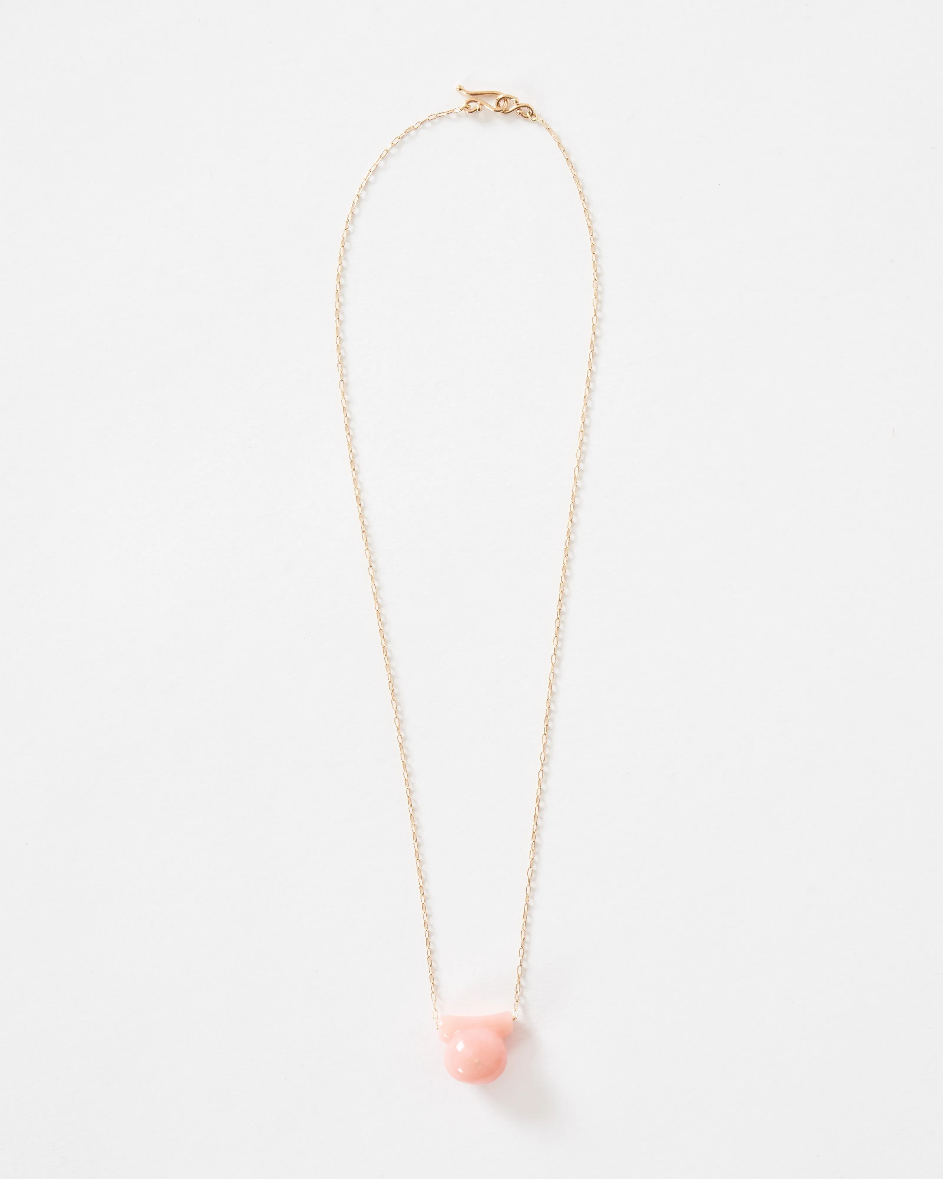 small opal etruscan bead necklace