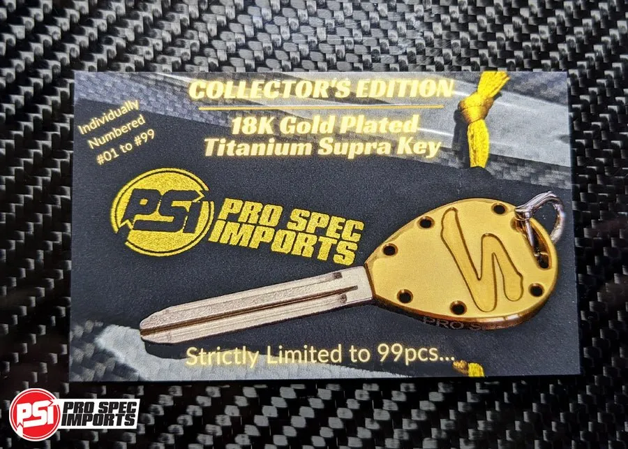 (SOLD OUT) Collectors Edition 18K Gold - Titanium Supra Key