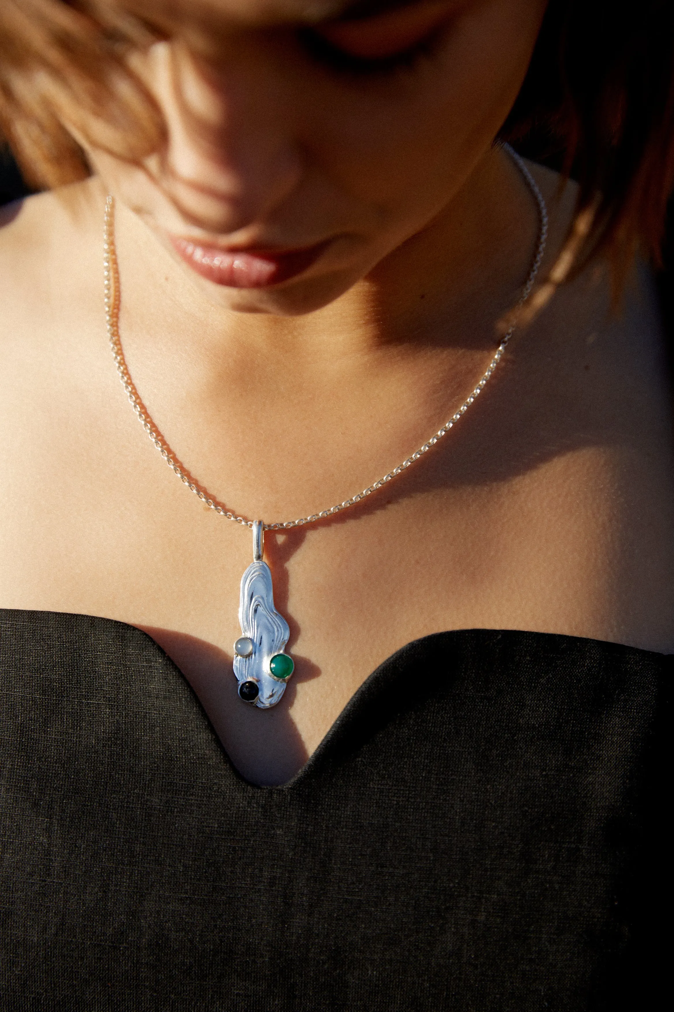 Sterling Silver Levee Pendant