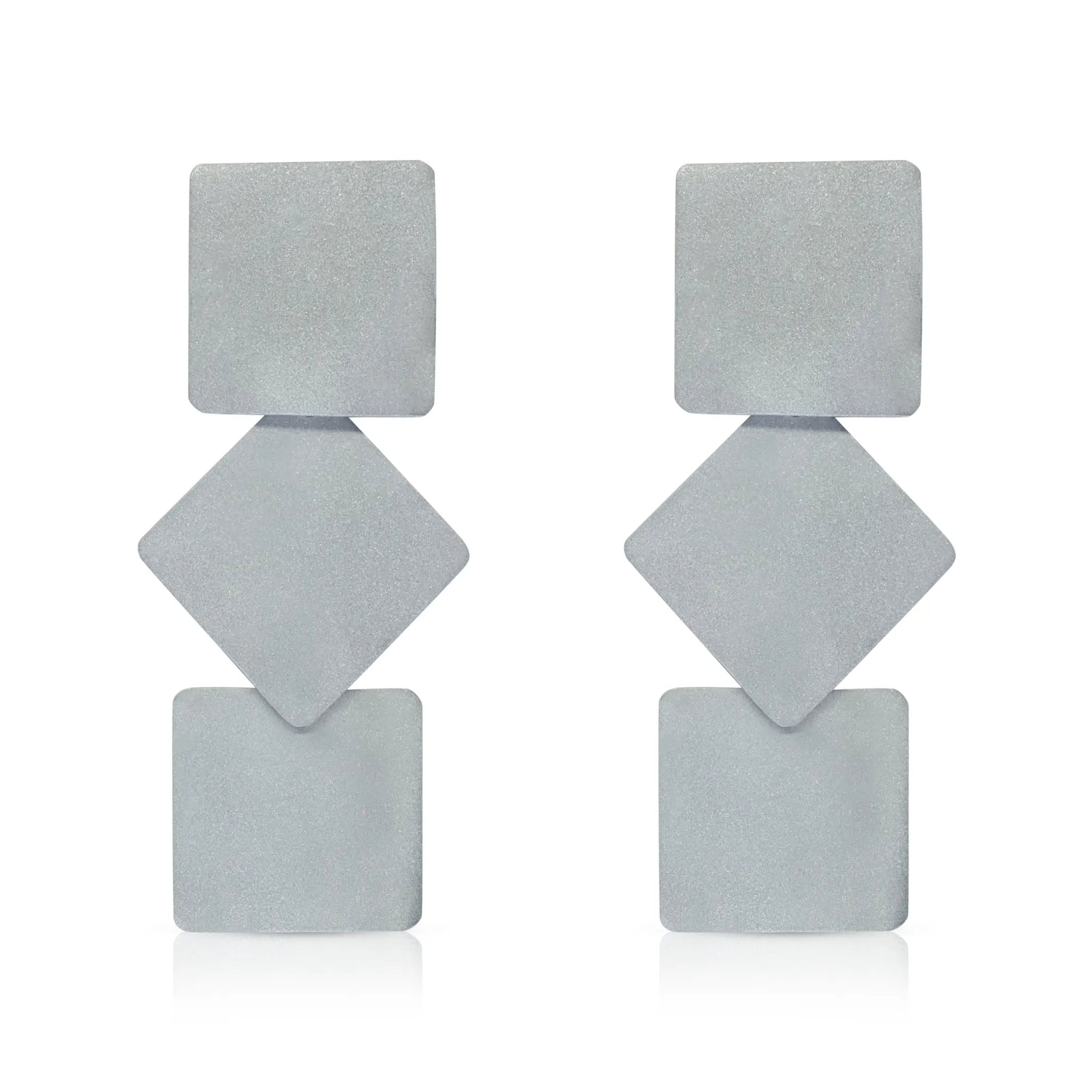 Sterling Silver Triplattitude Earrings