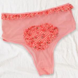 Strawberry Jam Ruffled High Waist Undies XS/S