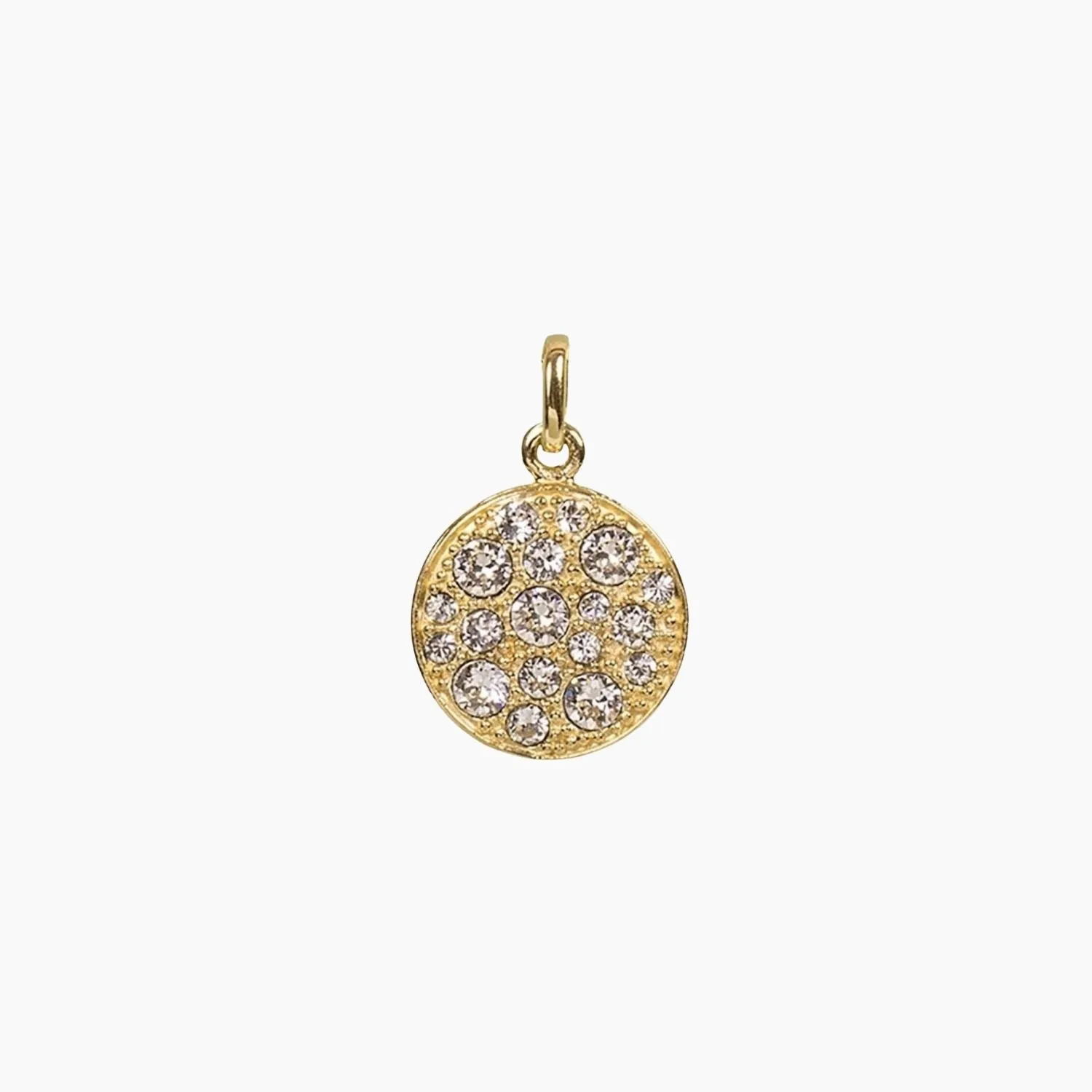 Swarovski Crystal Disc Pendant