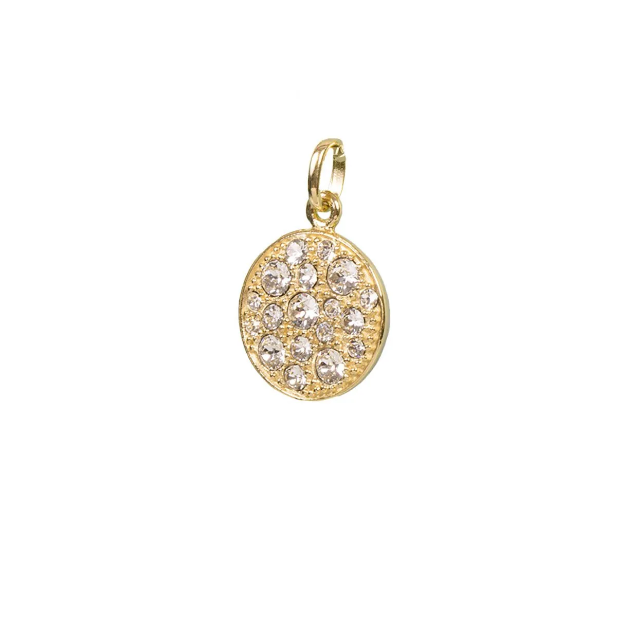 Swarovski Crystal Disc Pendant