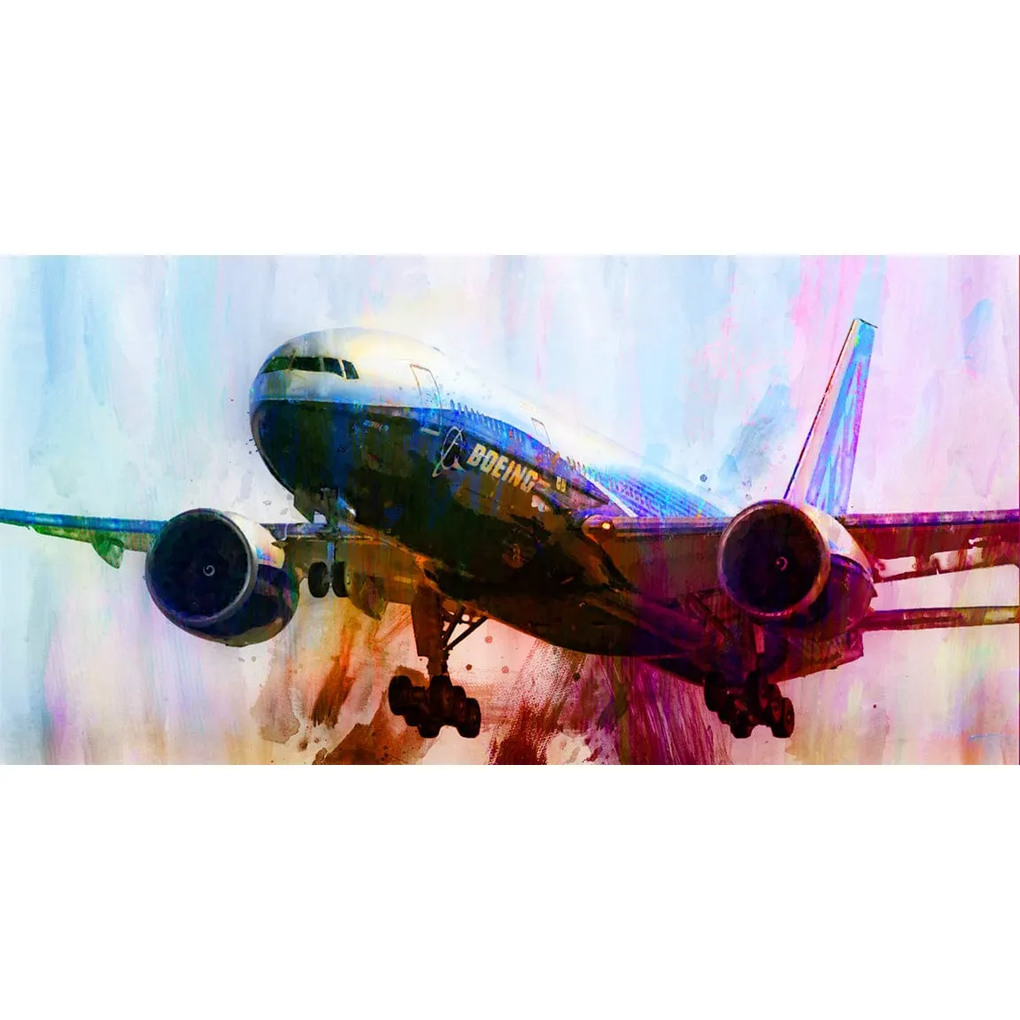 The Boeing 777 No. 2 Frank Martin Print