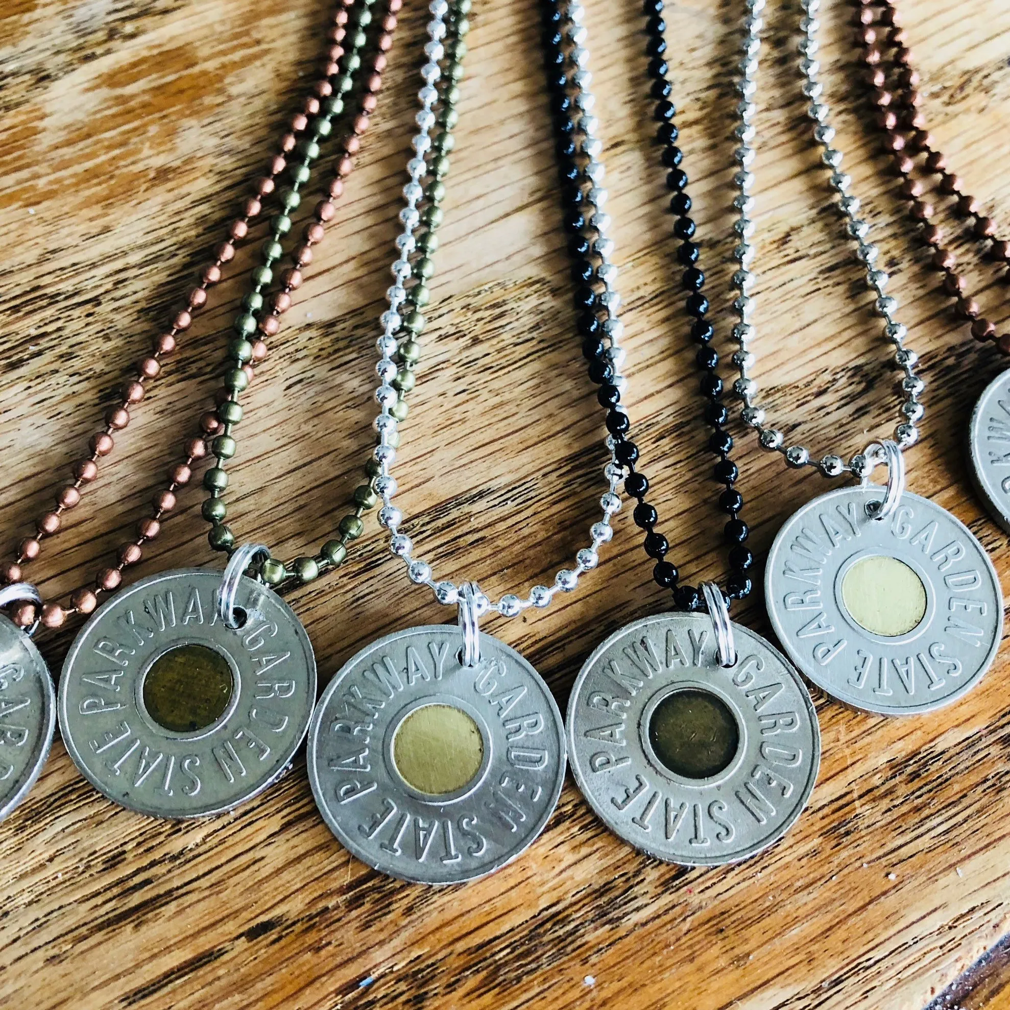 Token Ball Chain Necklace