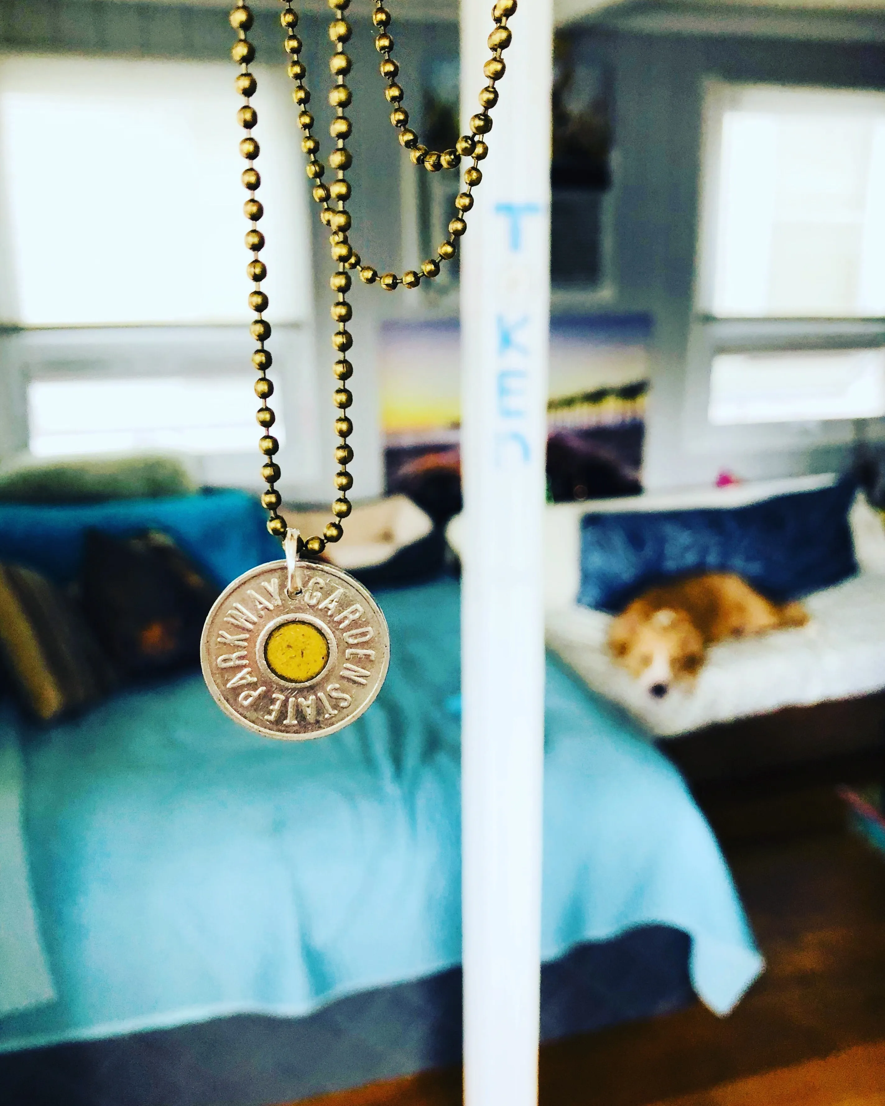 Token Ball Chain Necklace